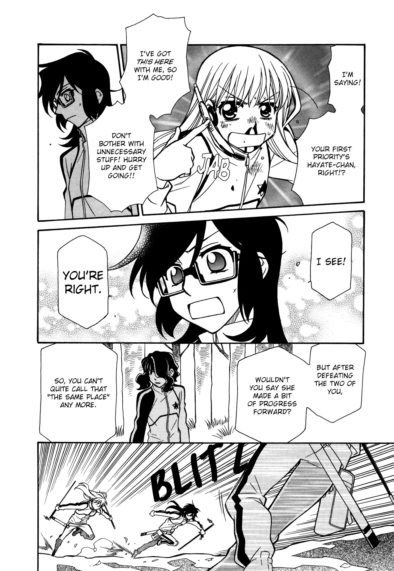Hayate x Blade chapter 65 page 18