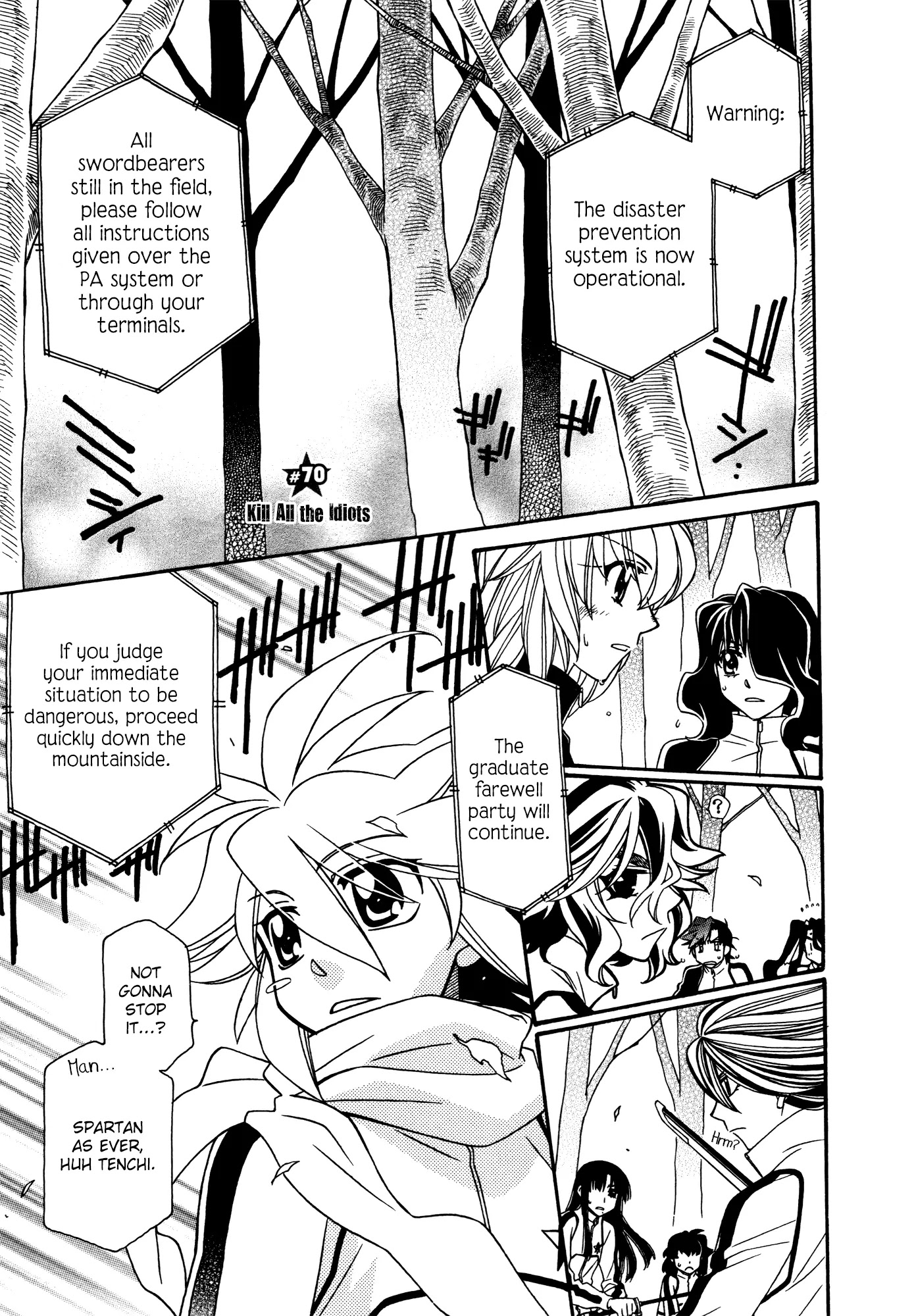 Hayate x Blade chapter 70 page 1