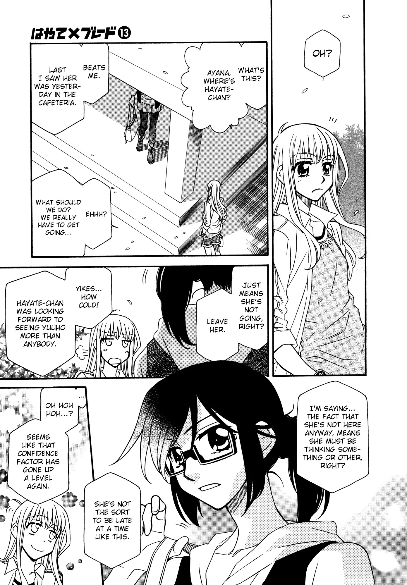 Hayate x Blade chapter 73 page 9