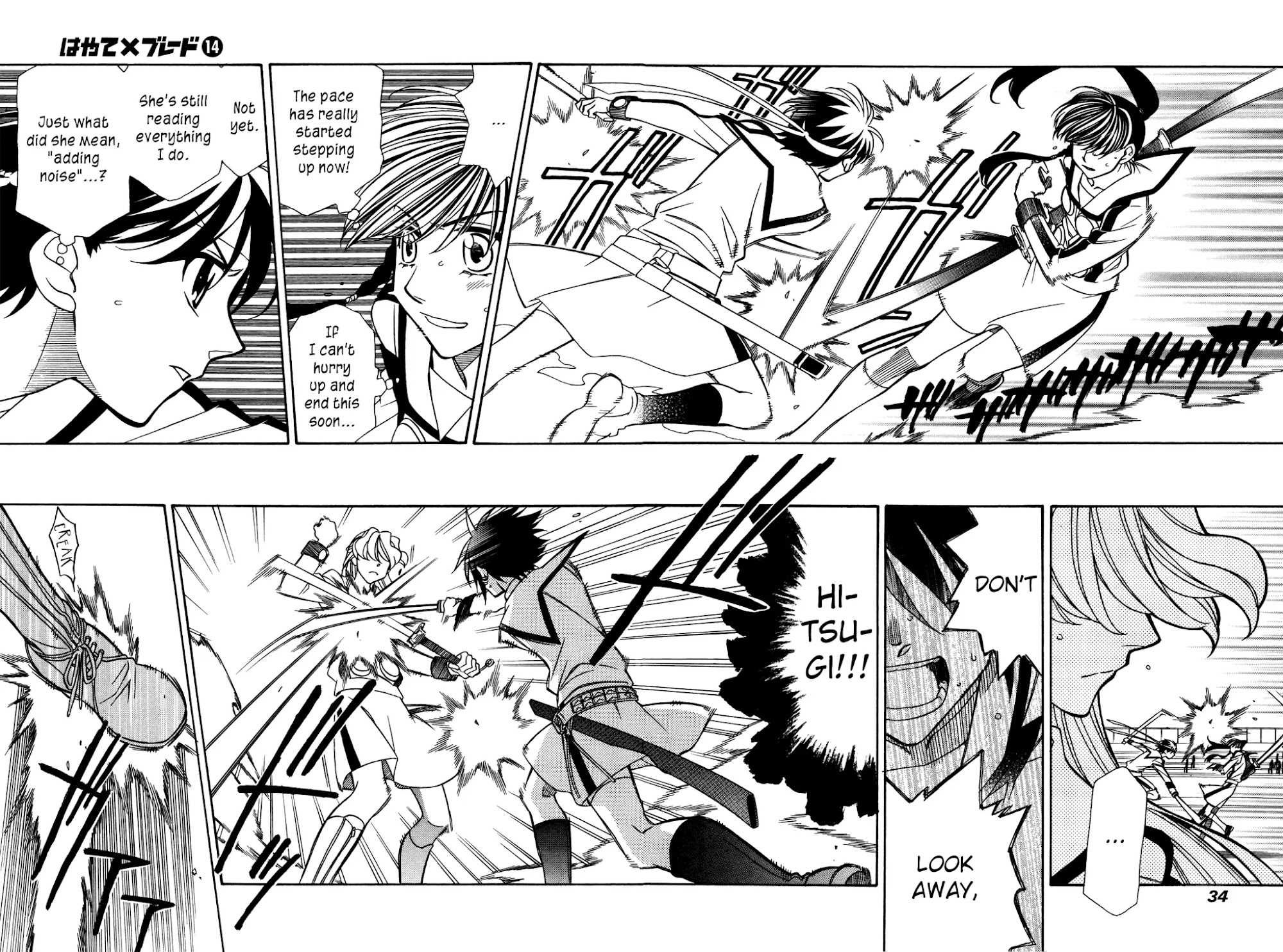 Hayate x Blade chapter 78 page 4