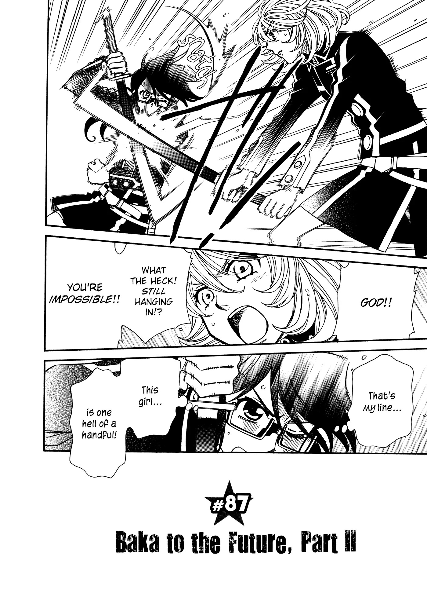 Hayate x Blade chapter 87 page 2