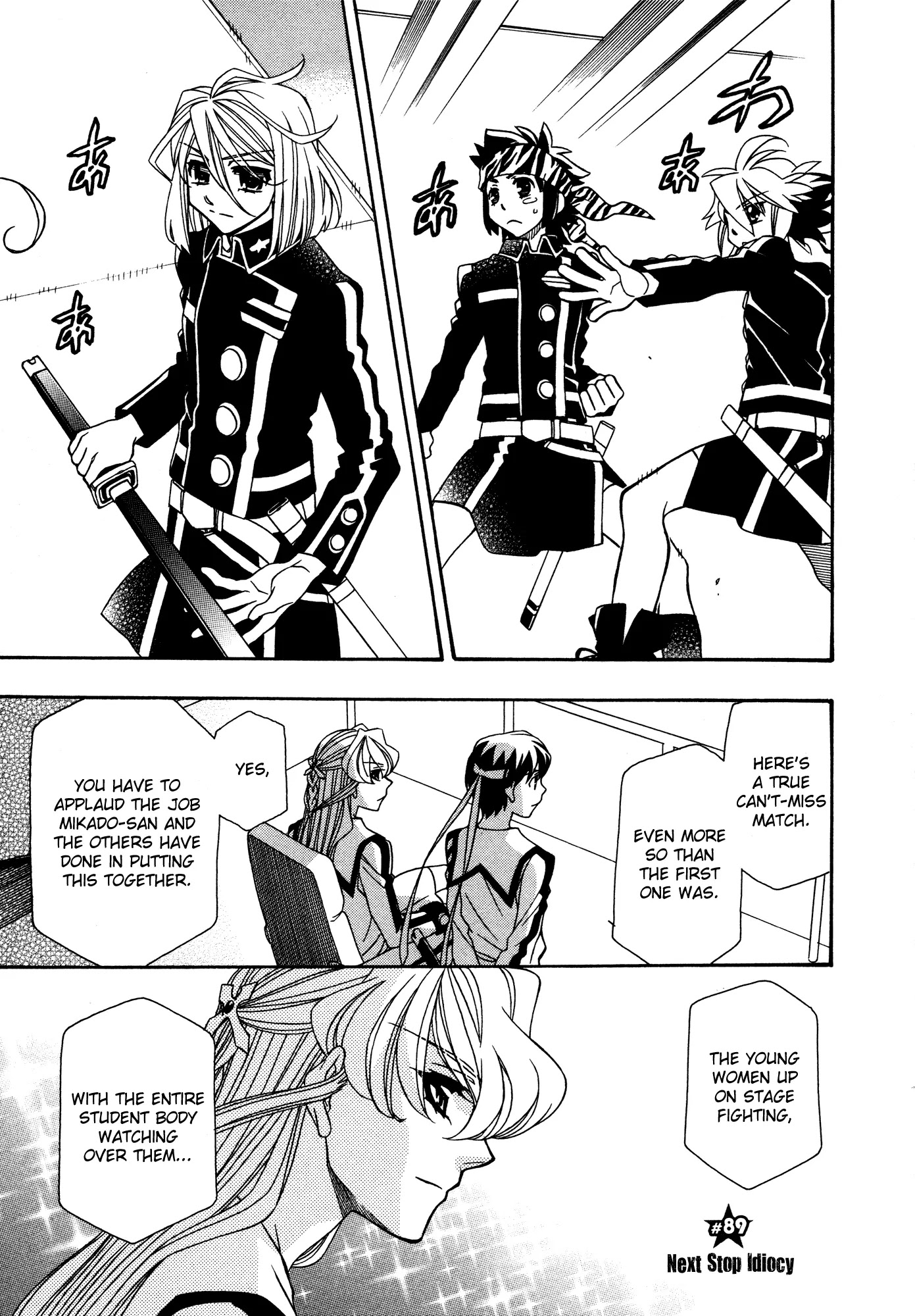 Hayate x Blade chapter 89 page 1