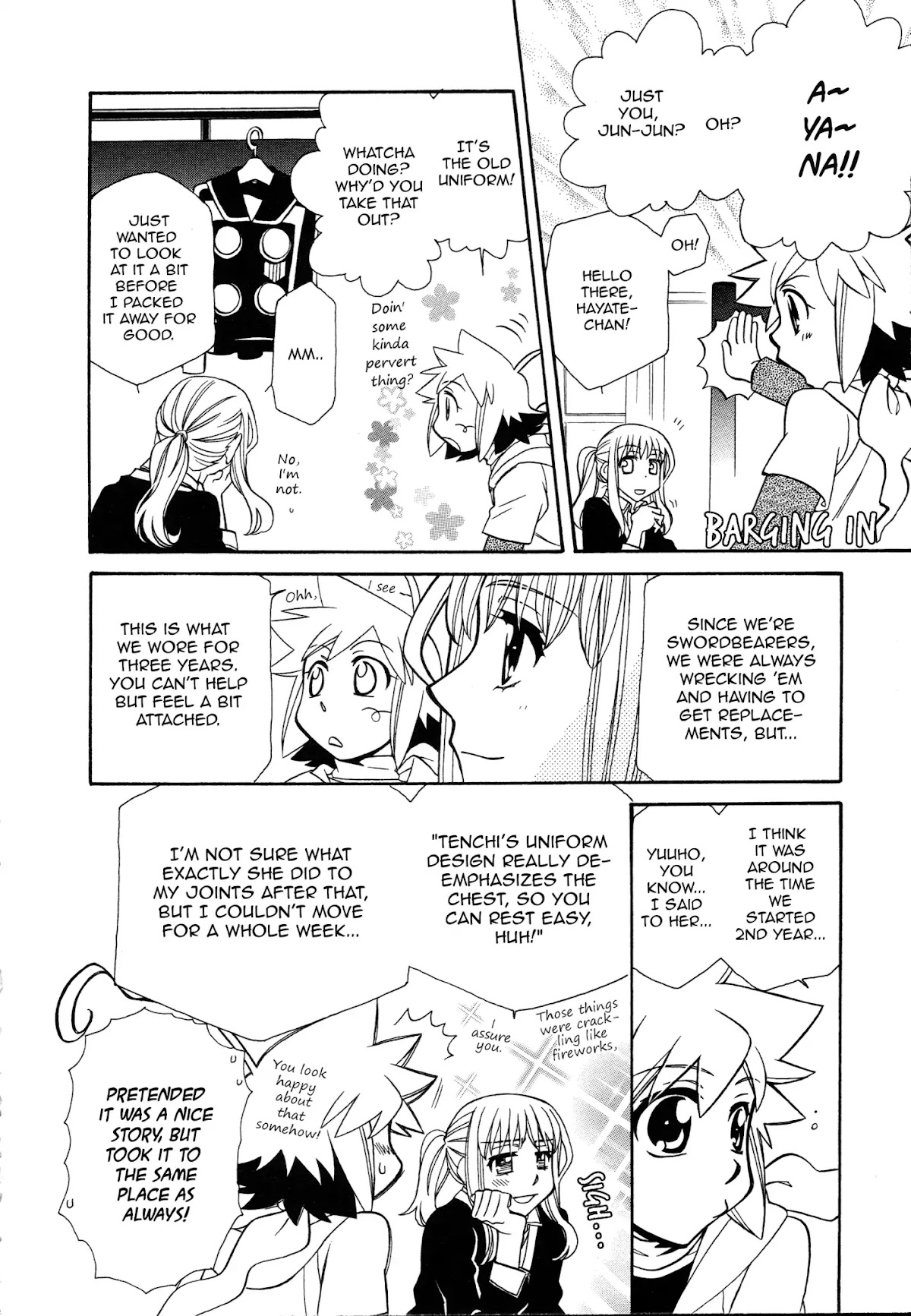 Hayate x Blade chapter 96 page 35