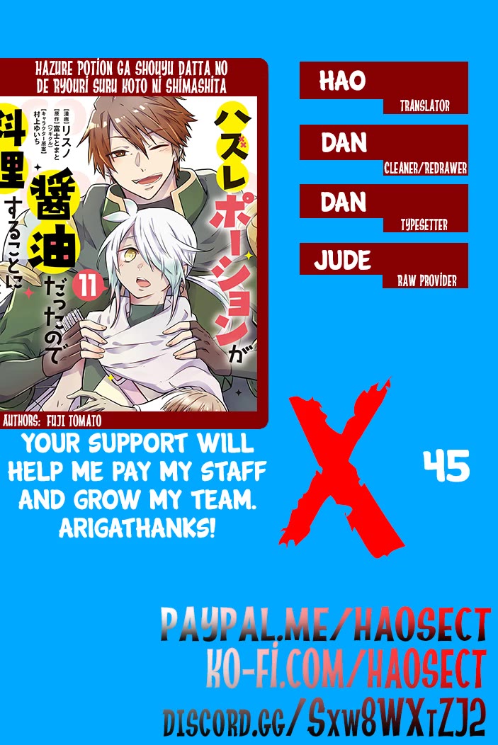 Hazure Potion ga Shouyu datta no de Ryouri suru koto ni shimashita chapter 45 page 31
