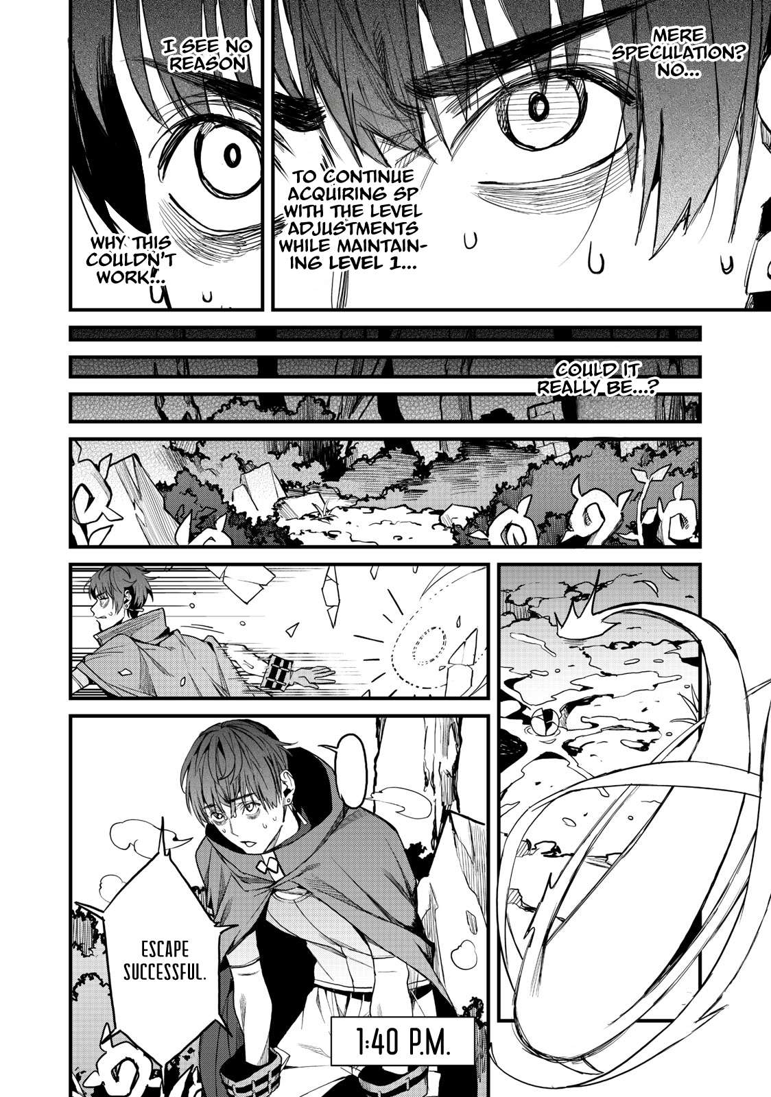 Hazure Skill [Nigeru] de Ore wa Kyokugen-tei Level no Mama Saikyou wo Mezasu chapter 3 page 21