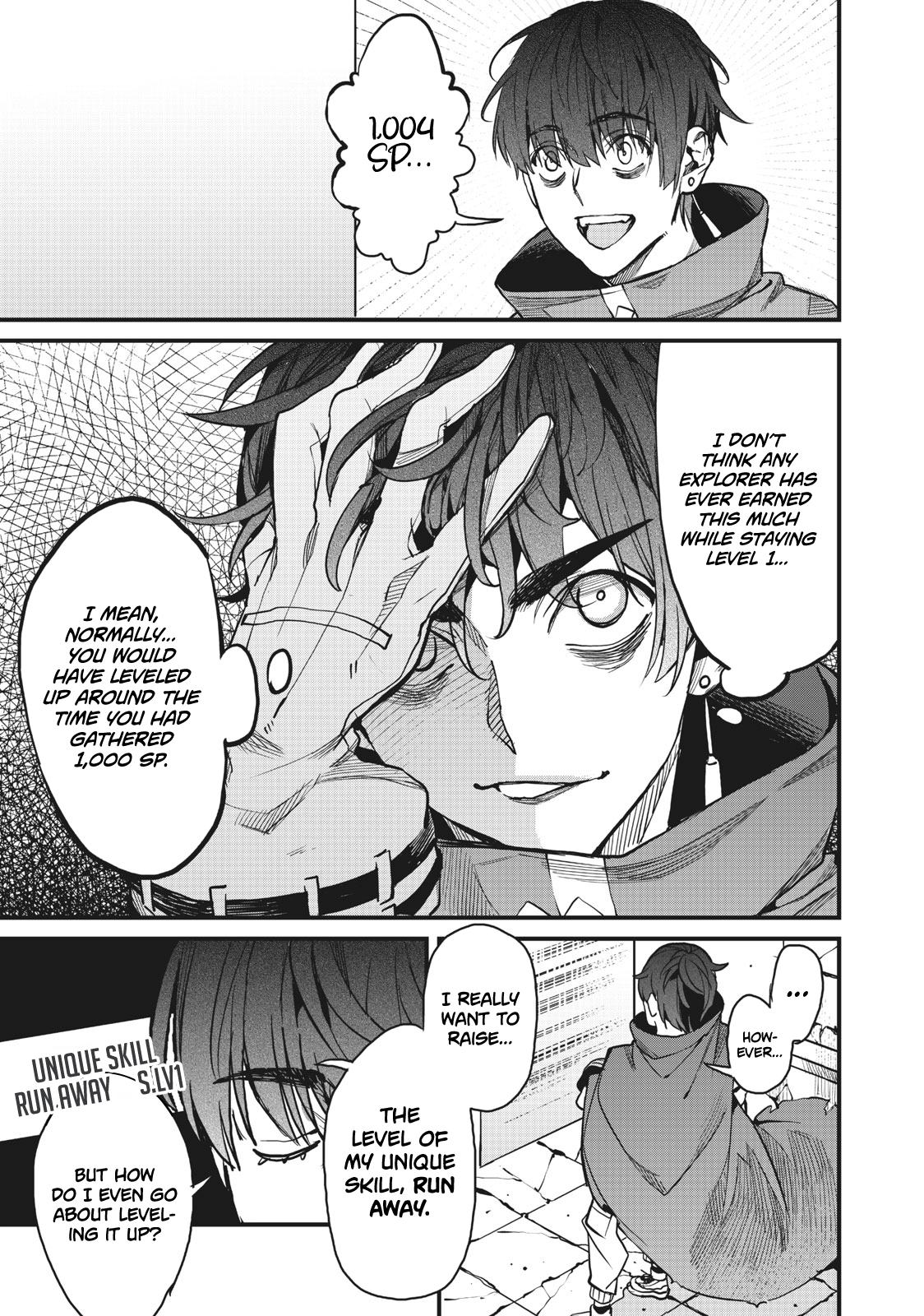 Hazure Skill [Nigeru] de Ore wa Kyokugen-tei Level no Mama Saikyou wo Mezasu chapter 4 page 20