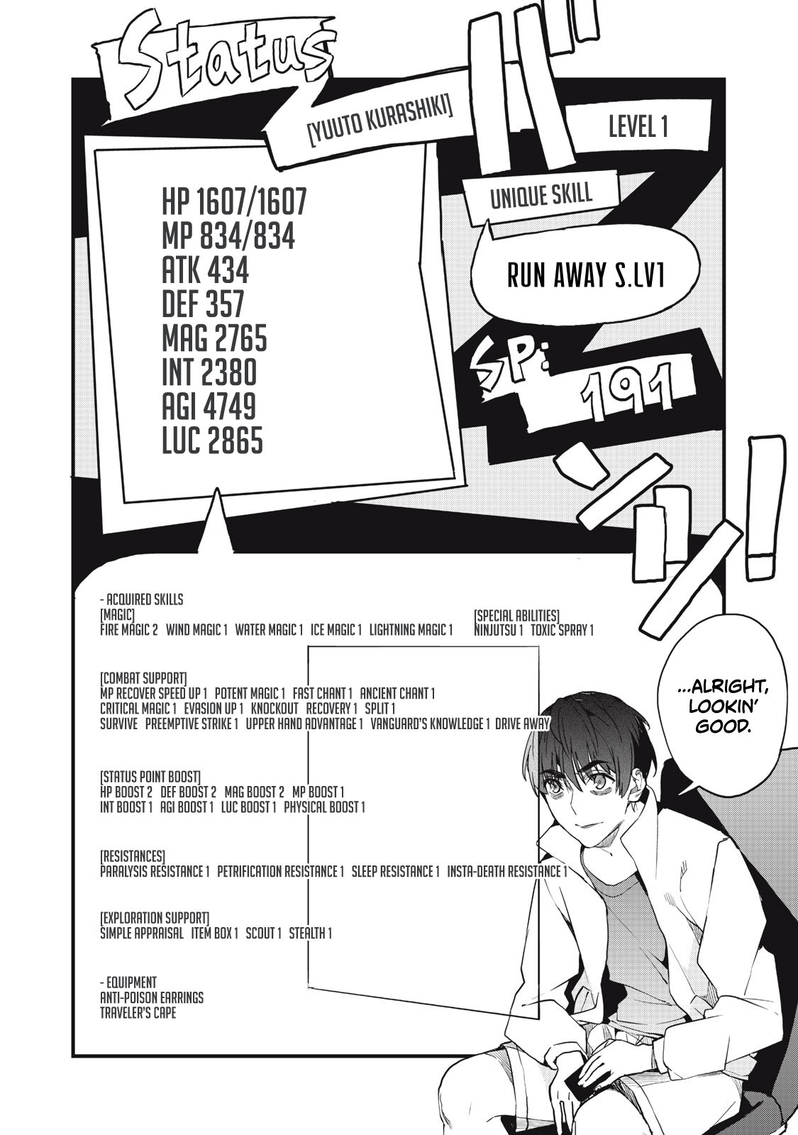 Hazure Skill [Nigeru] de Ore wa Kyokugen-tei Level no Mama Saikyou wo Mezasu chapter 6 page 11