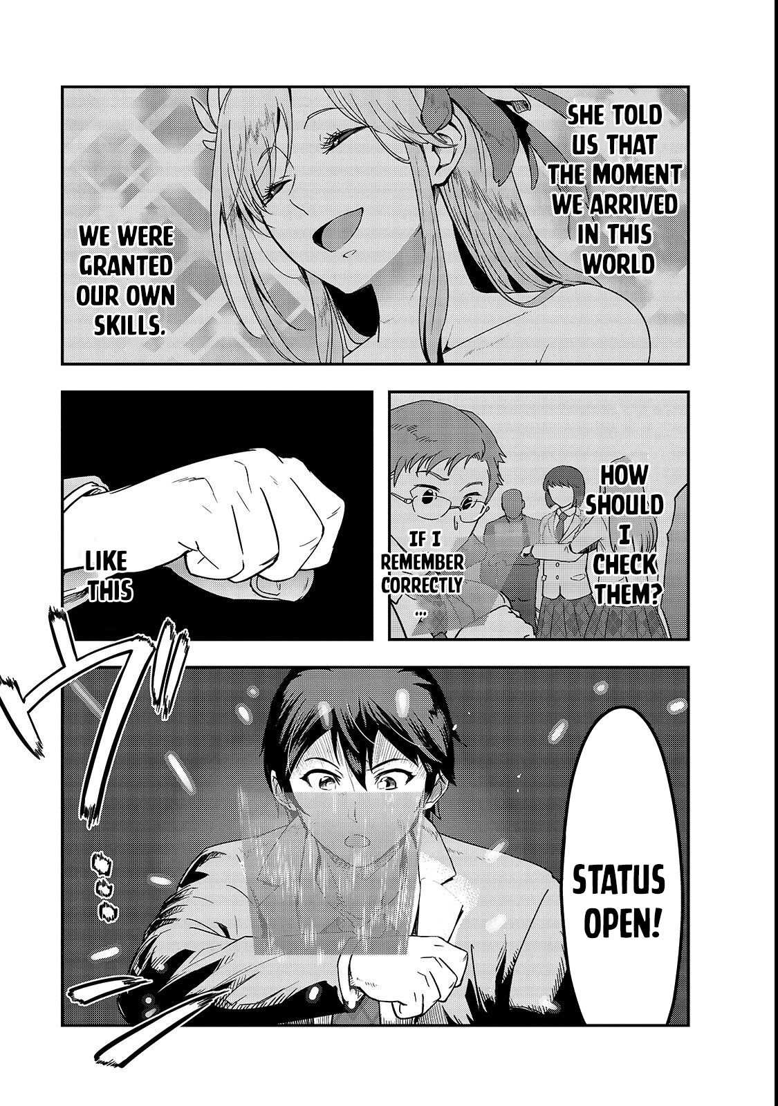 Hazure Waku no “Joutai Ijou Skill” de Saikyou ni Natta Ore ga Subete o Juurin Suru made chapter 1 page 32