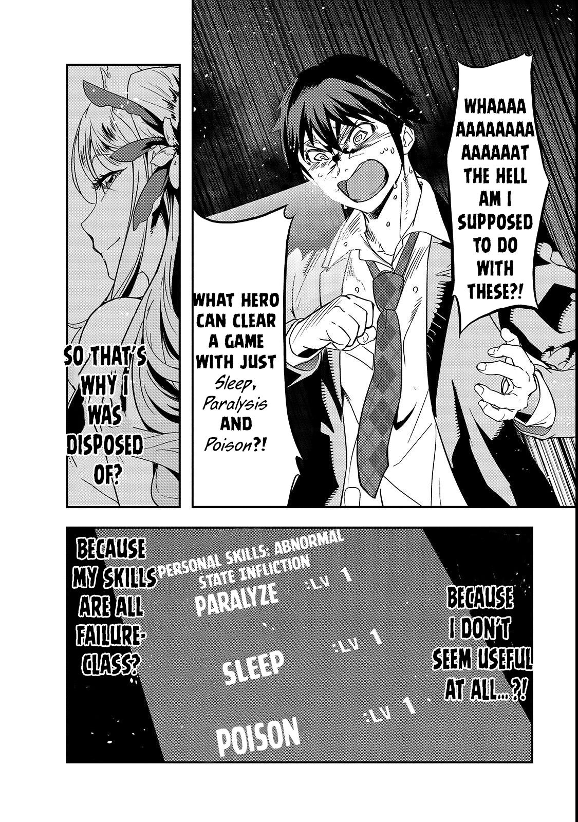 Hazure Waku no “Joutai Ijou Skill” de Saikyou ni Natta Ore ga Subete o Juurin Suru made chapter 1 page 39