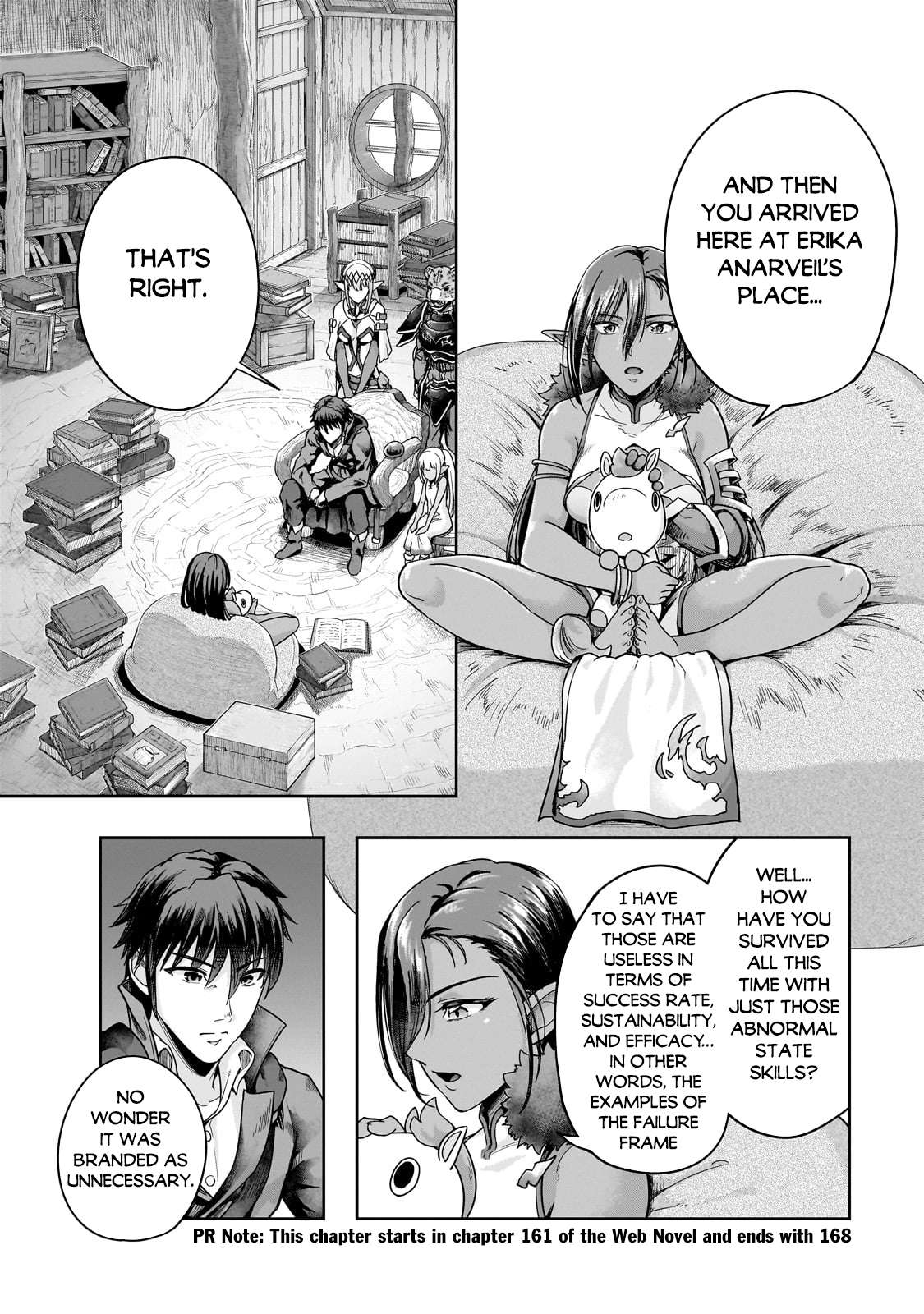 Hazure Waku no “Joutai Ijou Skill” de Saikyou ni Natta Ore ga Subete o Juurin Suru made chapter 46.1 page 3