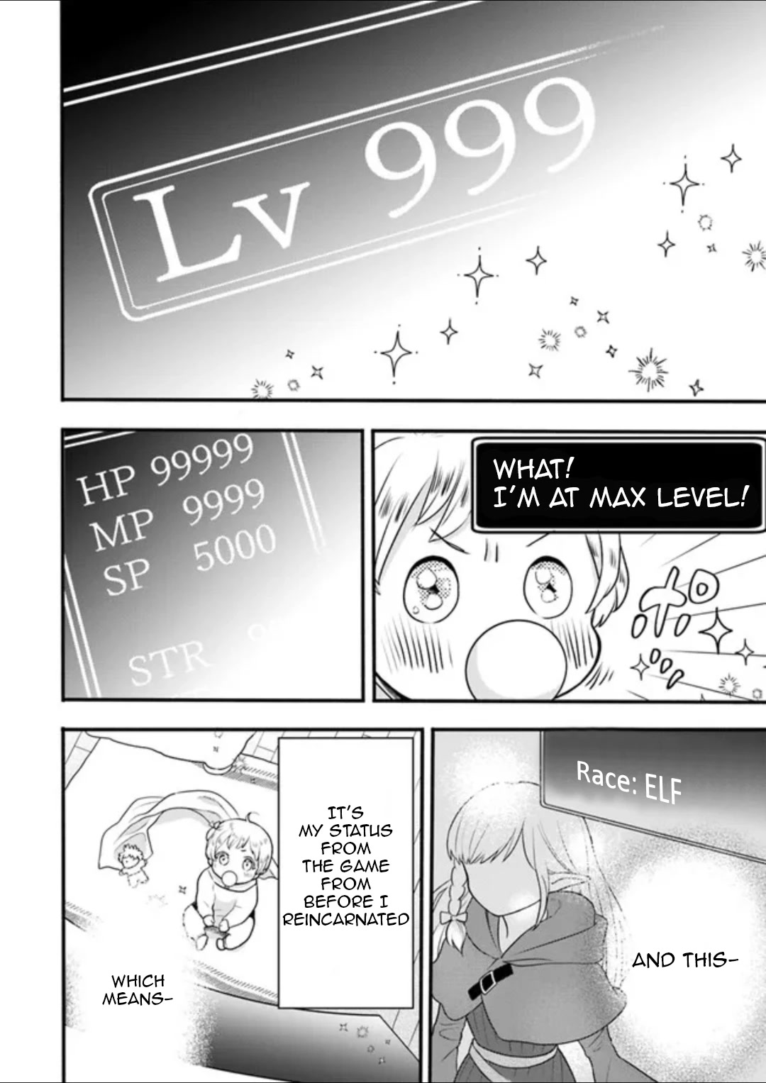 Heartwarming Isekai Reincarnation Days ~Level Max, Item Carryover! I'm the Strongest Little Girl~ chapter 1 page 23