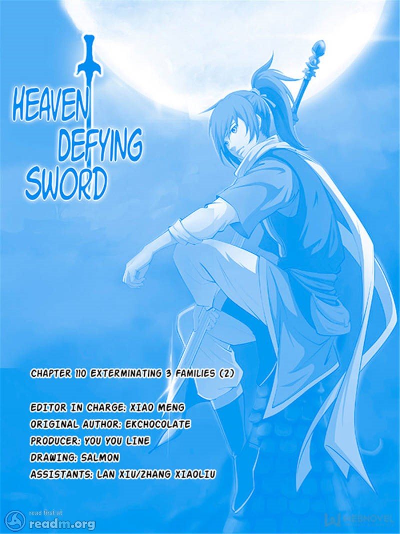 Heaven Defying Sword chapter 110 page 1