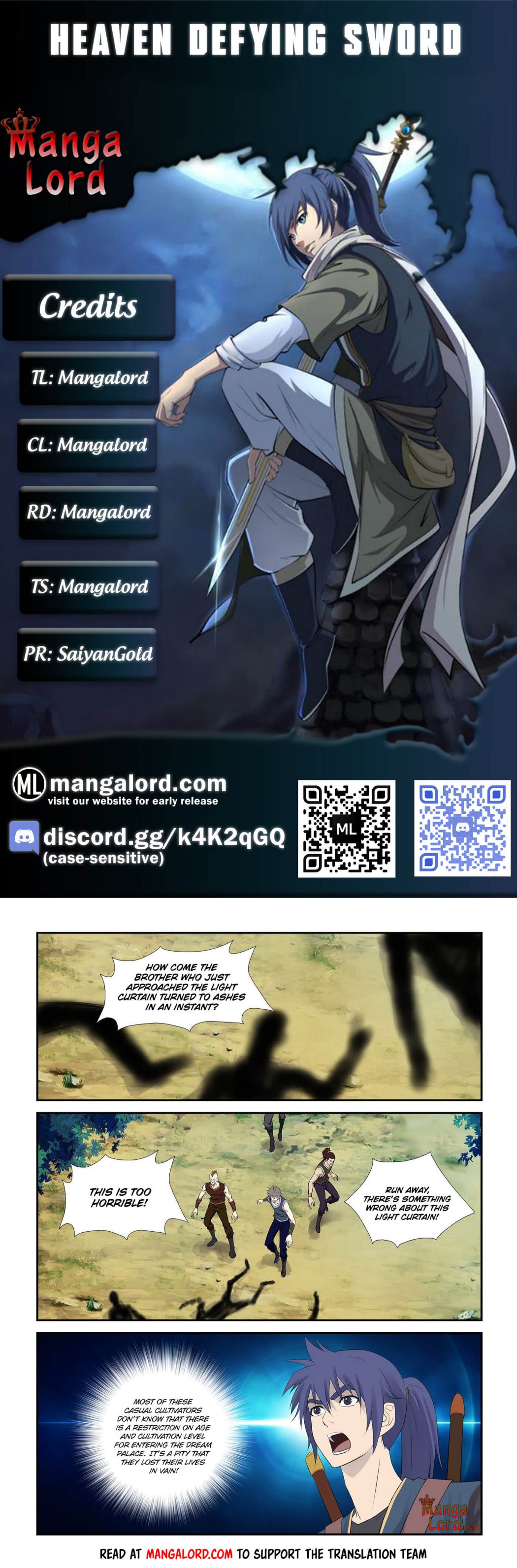 Heaven Defying Sword chapter 250 page 1