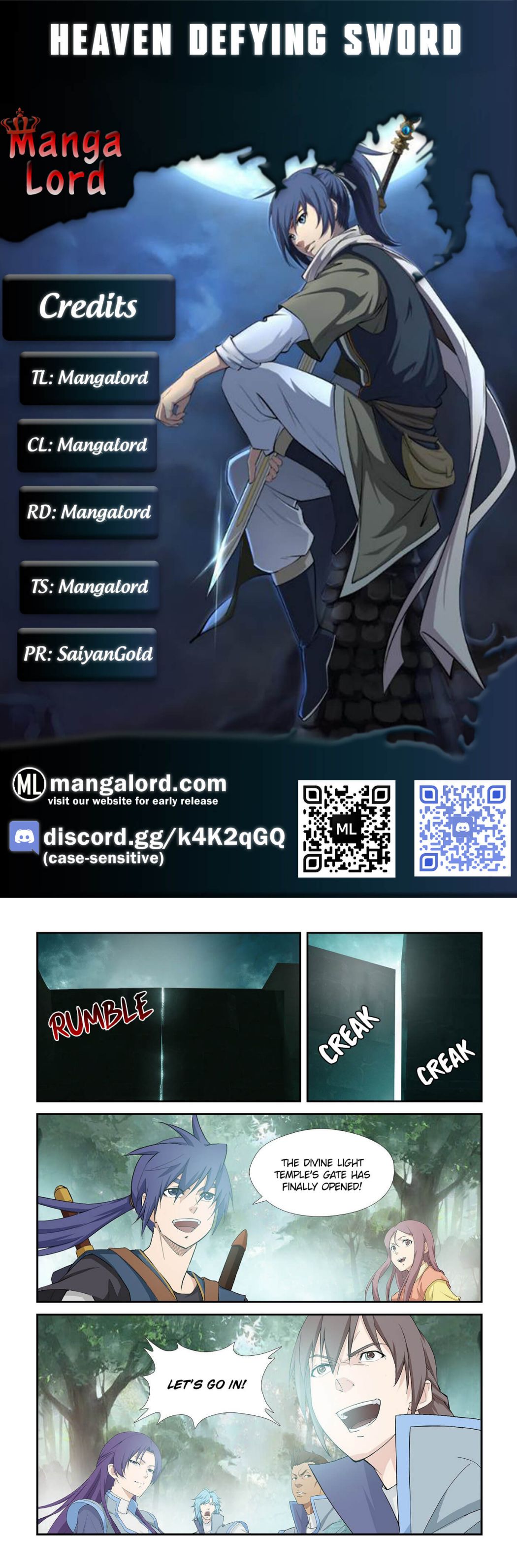 Heaven Defying Sword chapter 256 page 1