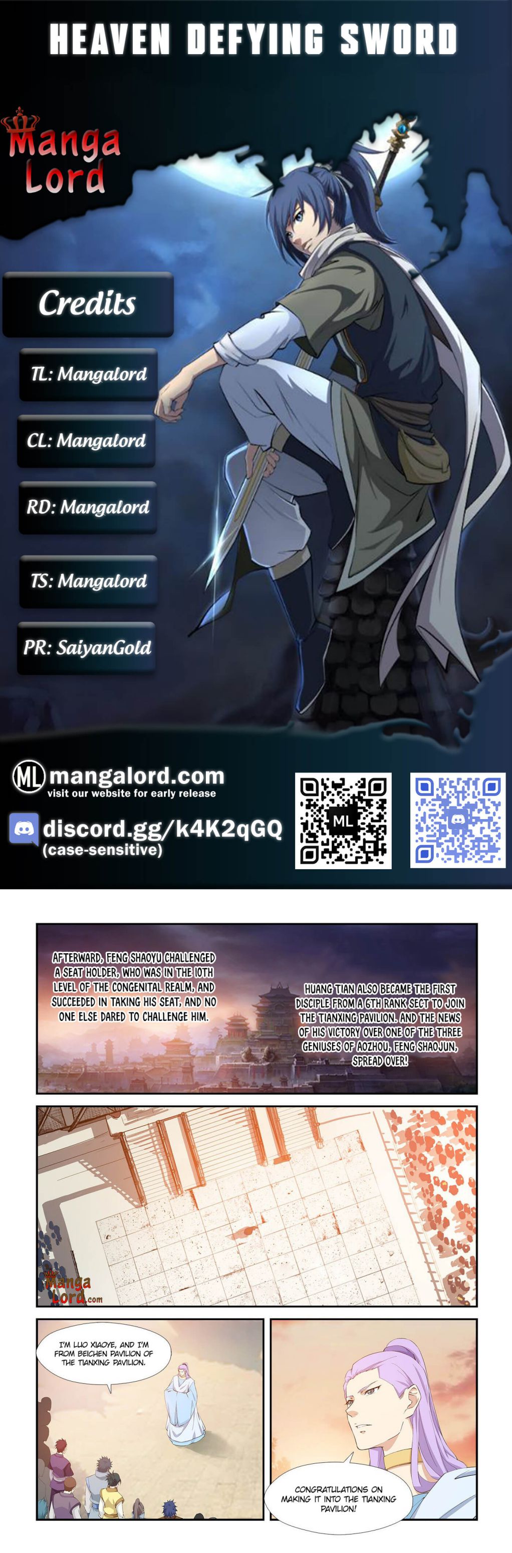 Heaven Defying Sword chapter 268 page 1