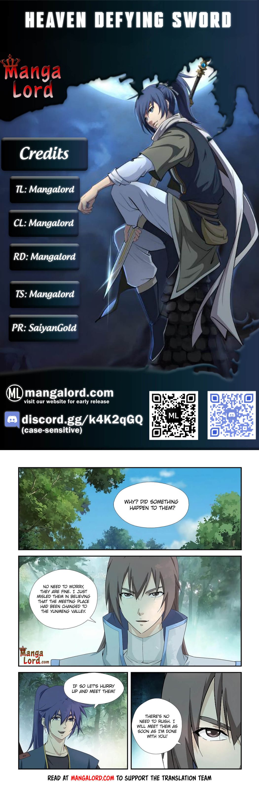 Heaven Defying Sword chapter 274 page 1