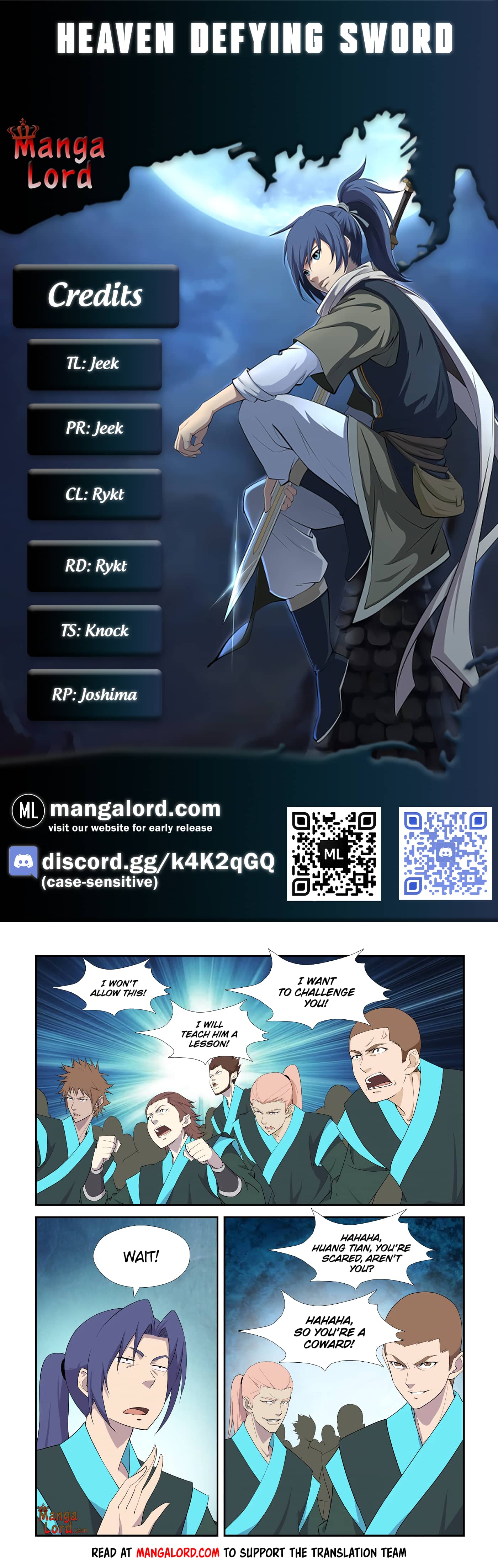 Heaven Defying Sword chapter 294 page 1