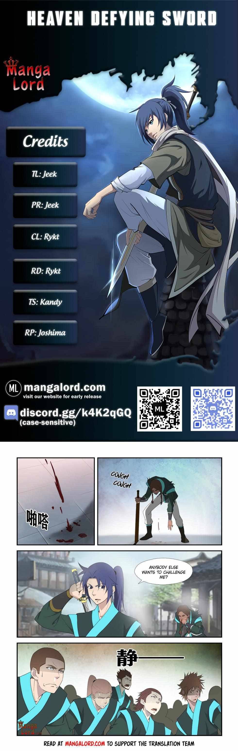 Heaven Defying Sword chapter 296 page 1