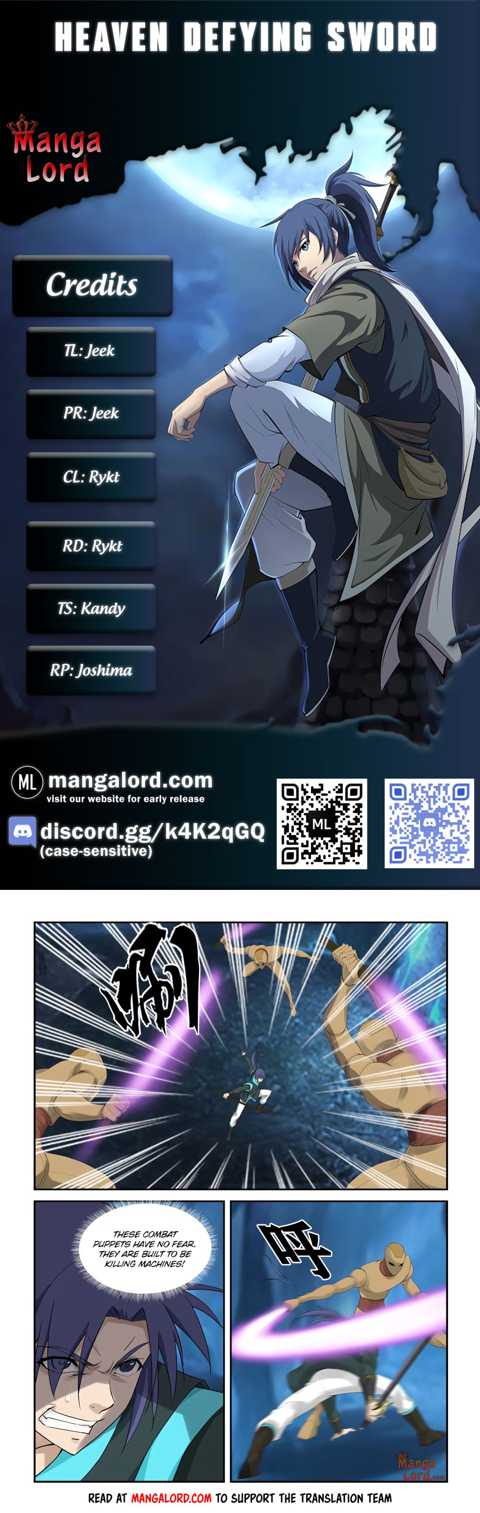 Heaven Defying Sword chapter 300 page 1