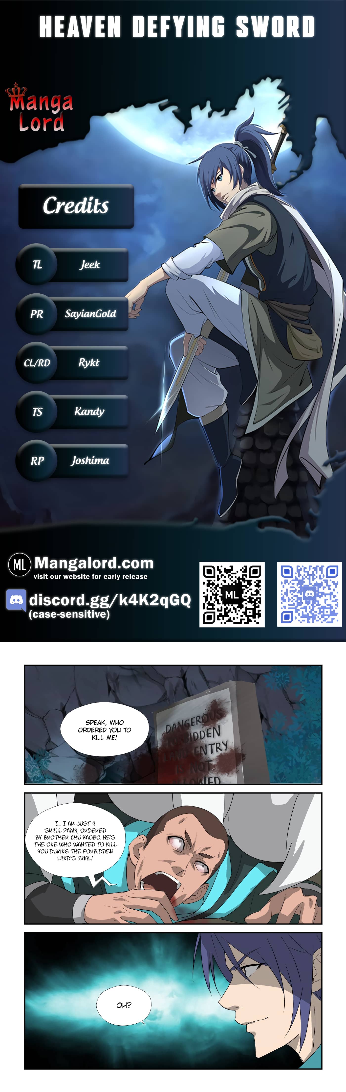 Heaven Defying Sword chapter 304 page 1