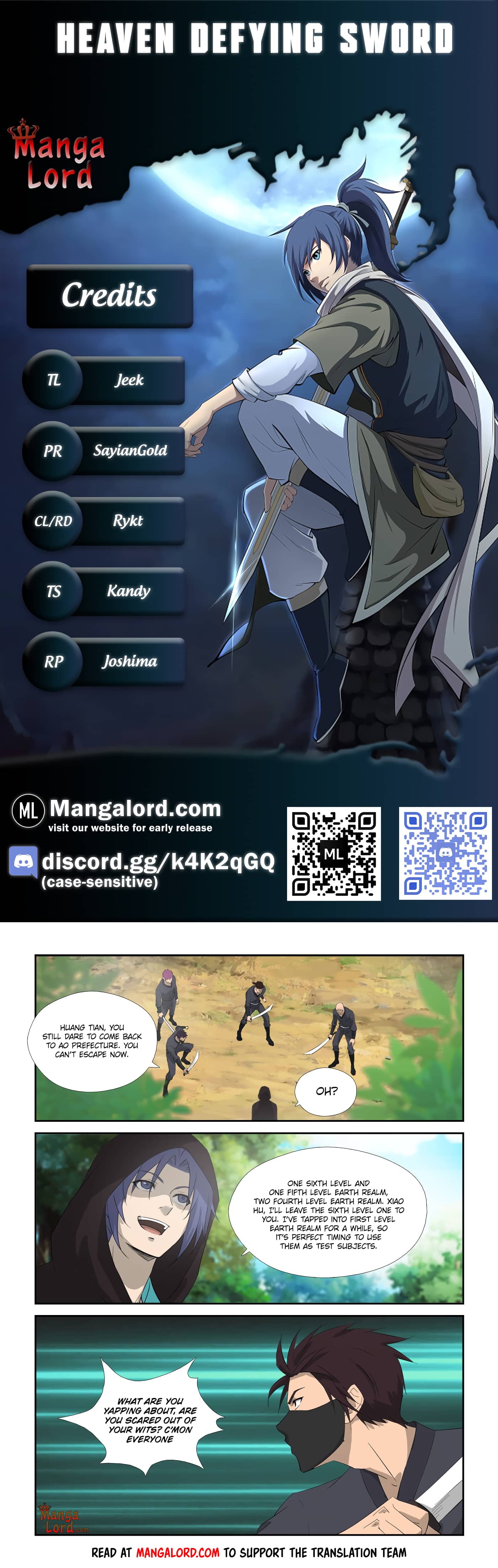Heaven Defying Sword chapter 312 page 1