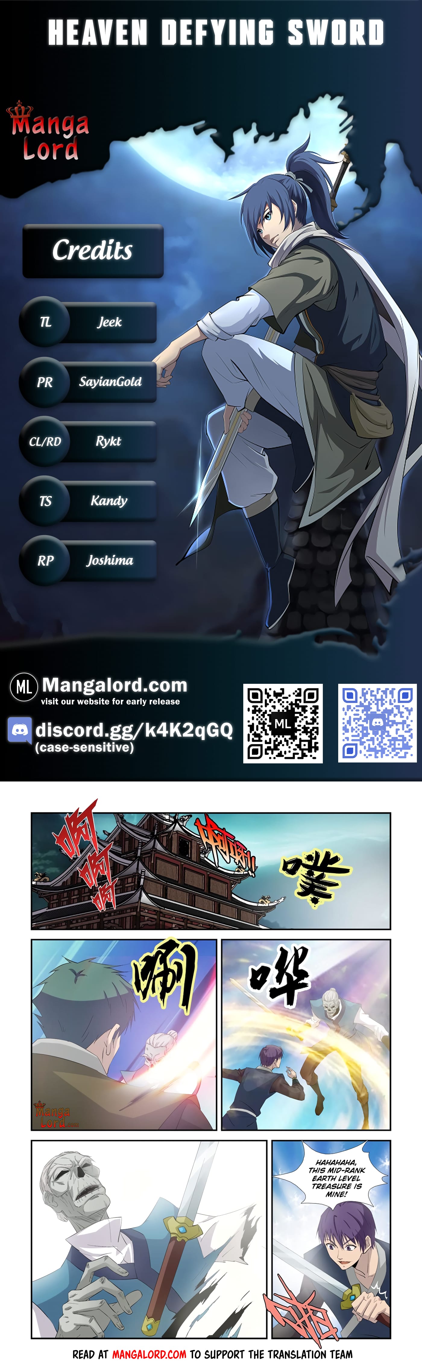 Heaven Defying Sword chapter 318 page 1