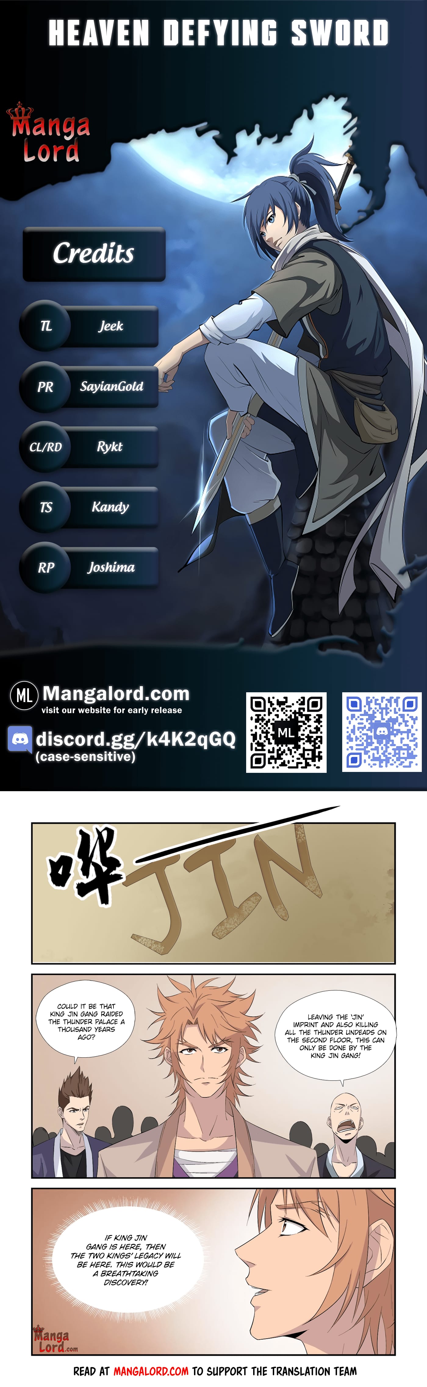 Heaven Defying Sword chapter 321 page 1