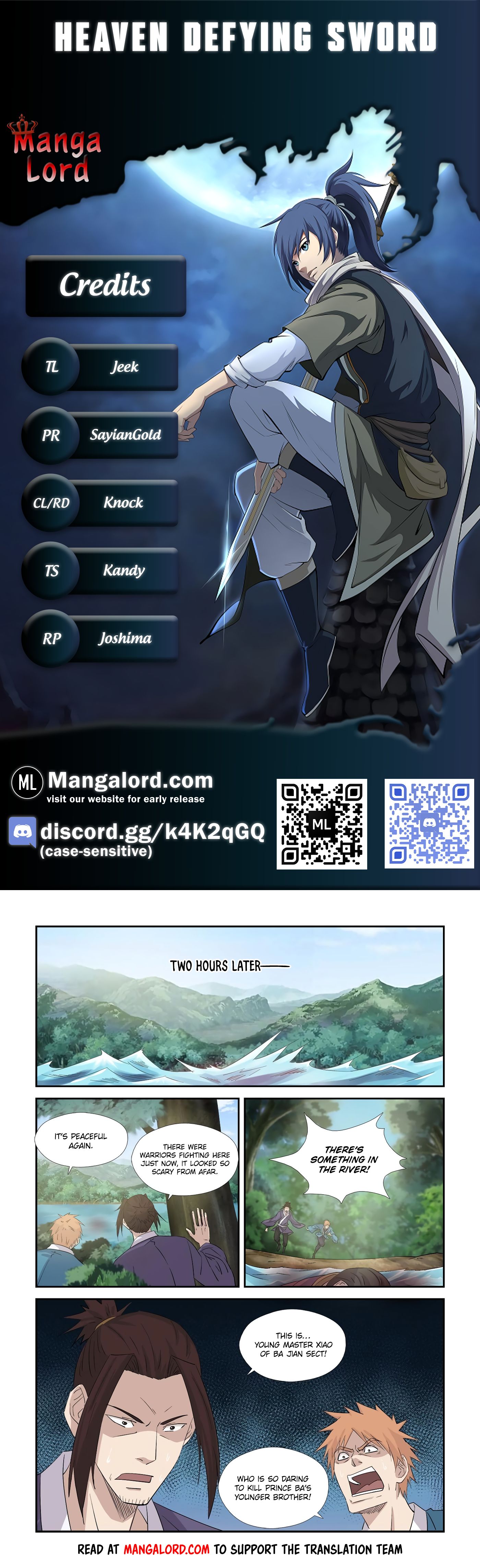 Heaven Defying Sword chapter 350 page 1