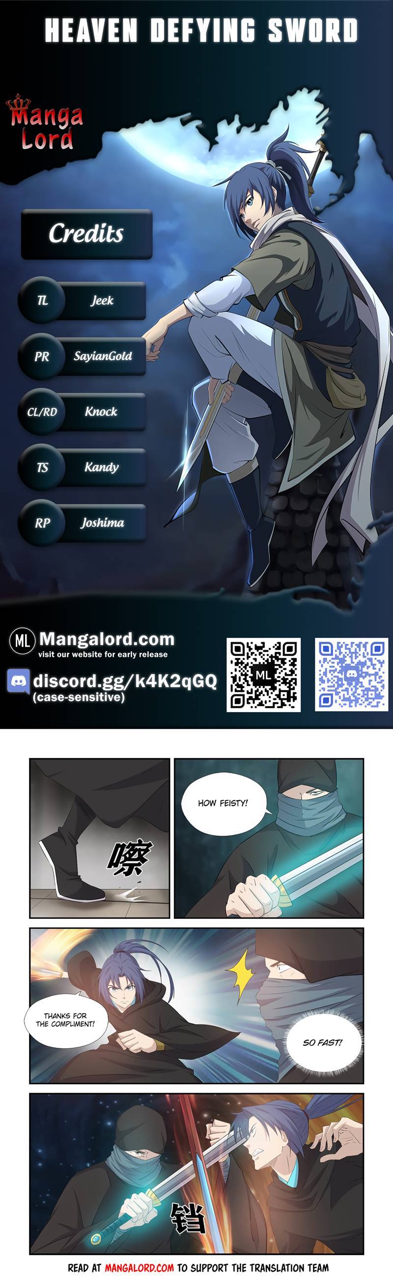 Heaven Defying Sword chapter 390 page 1