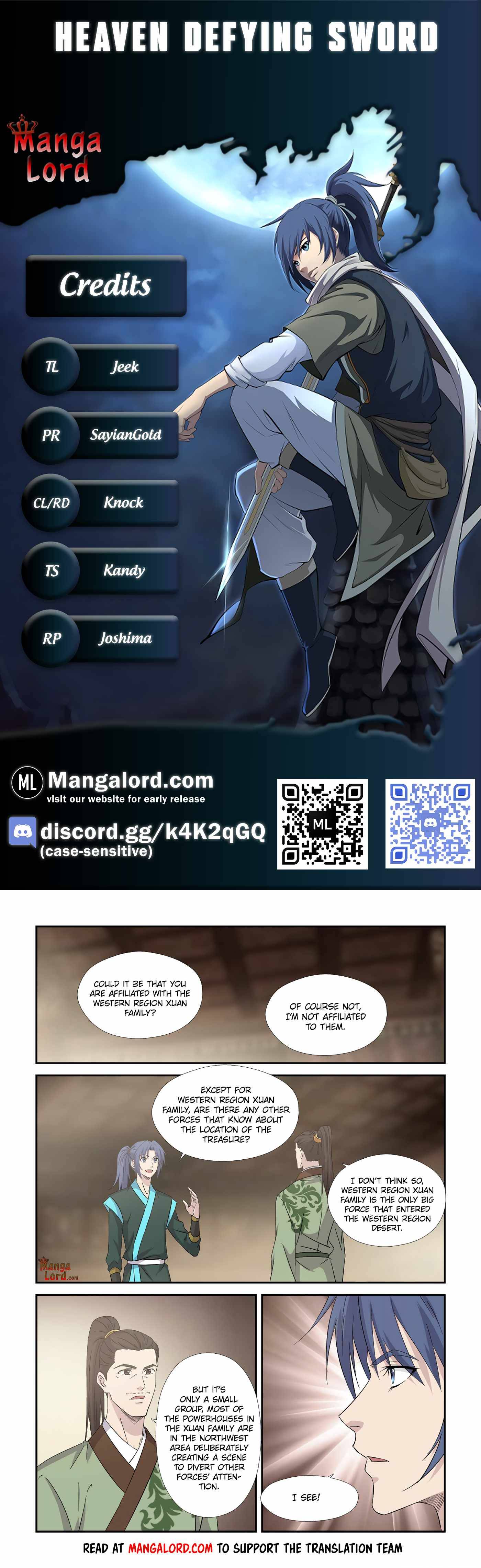 Heaven Defying Sword chapter 392 page 1