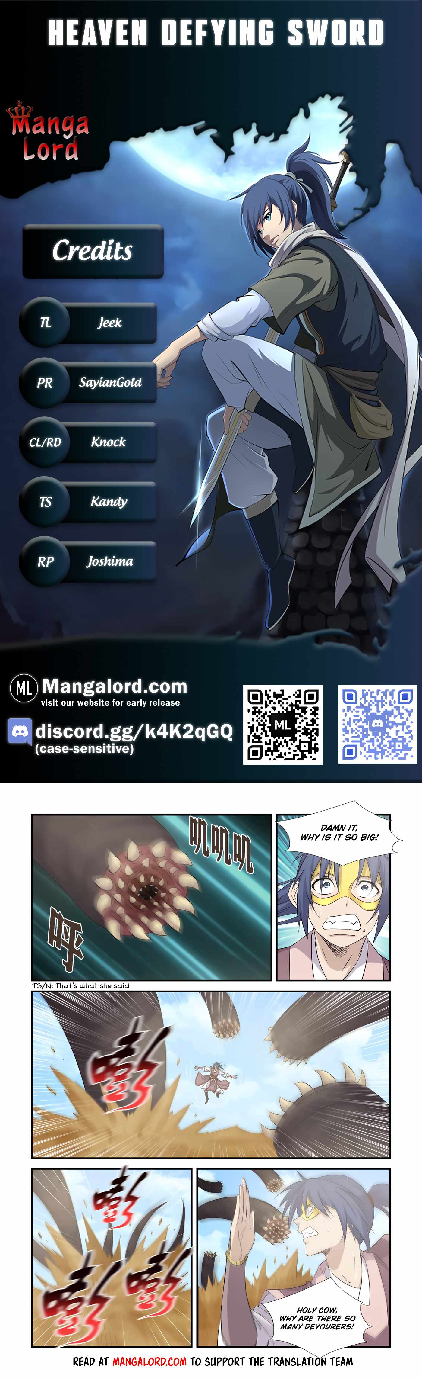 Heaven Defying Sword chapter 393 page 1