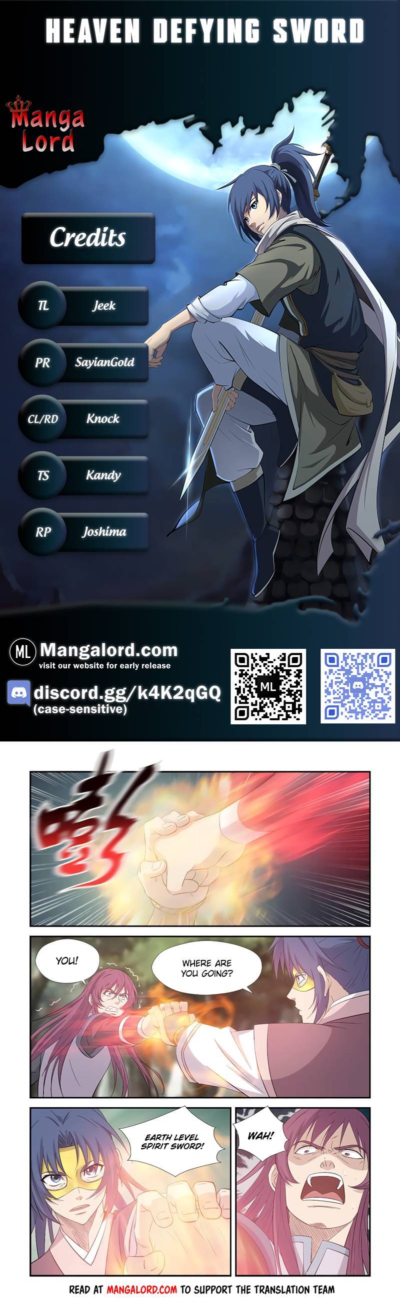 Heaven Defying Sword chapter 398 page 1