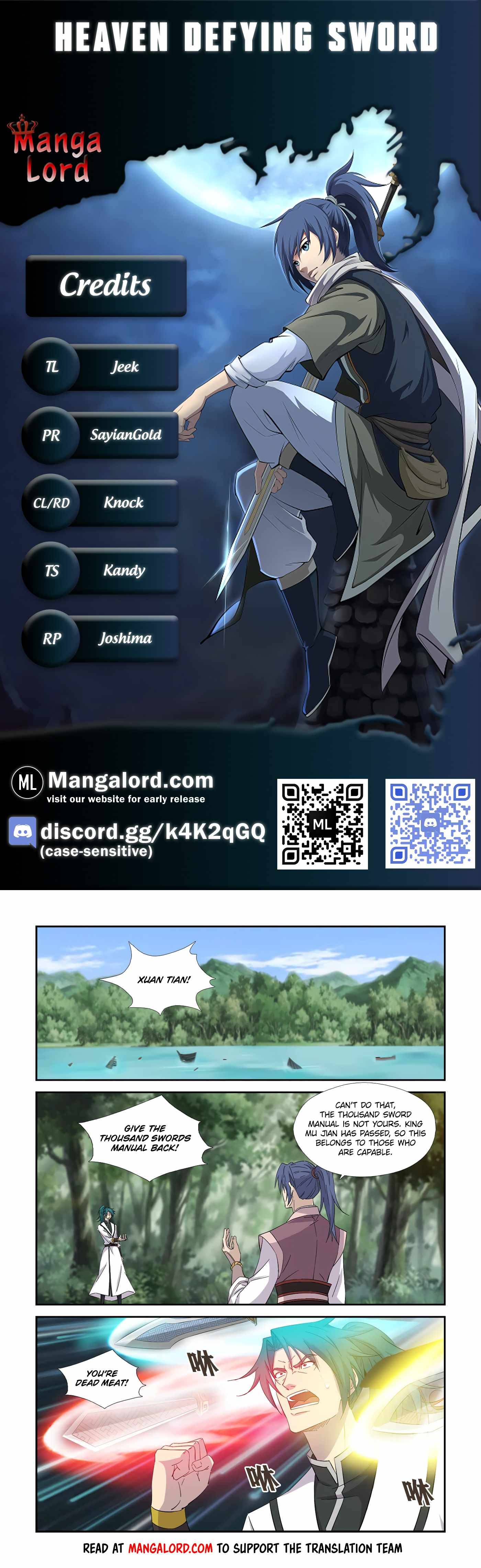 Heaven Defying Sword chapter 400 page 1