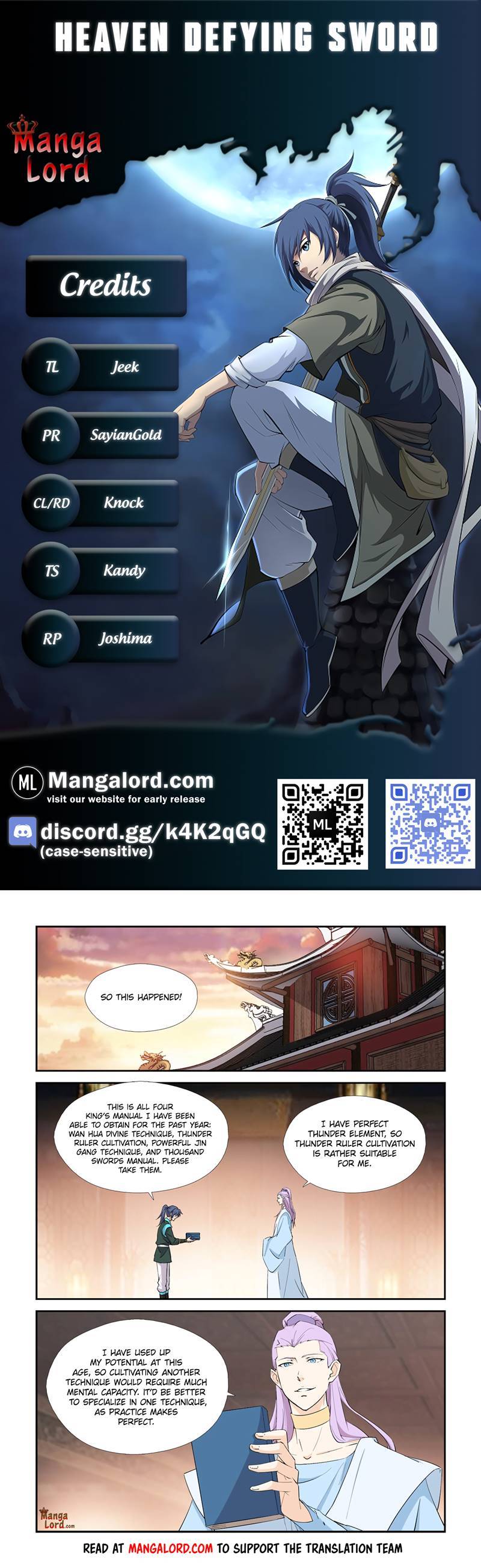 Heaven Defying Sword chapter 408 page 1