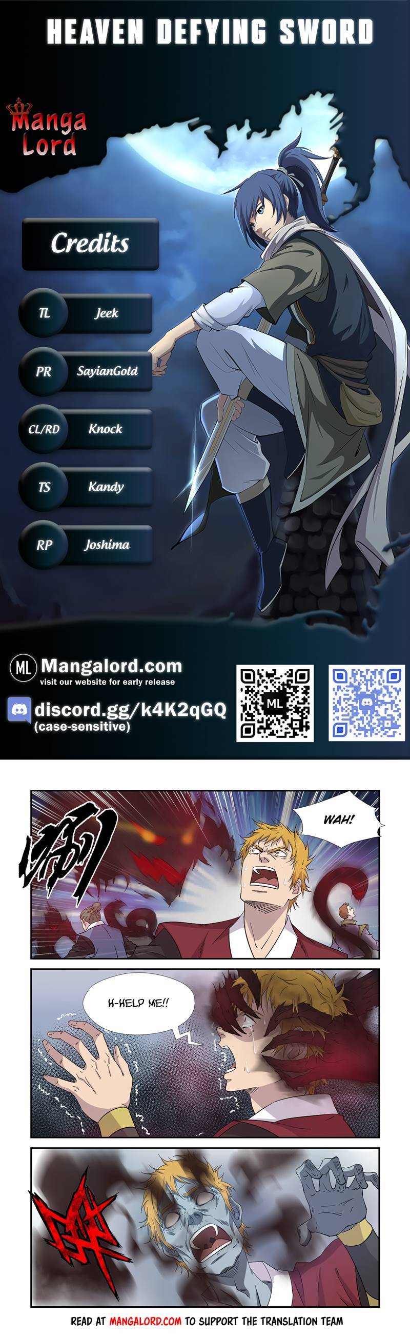 Heaven Defying Sword chapter 411 page 1