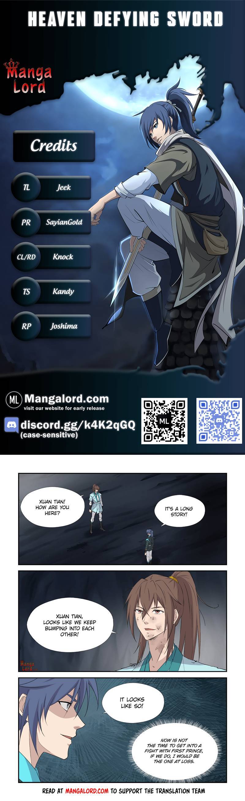 Heaven Defying Sword chapter 414 page 1