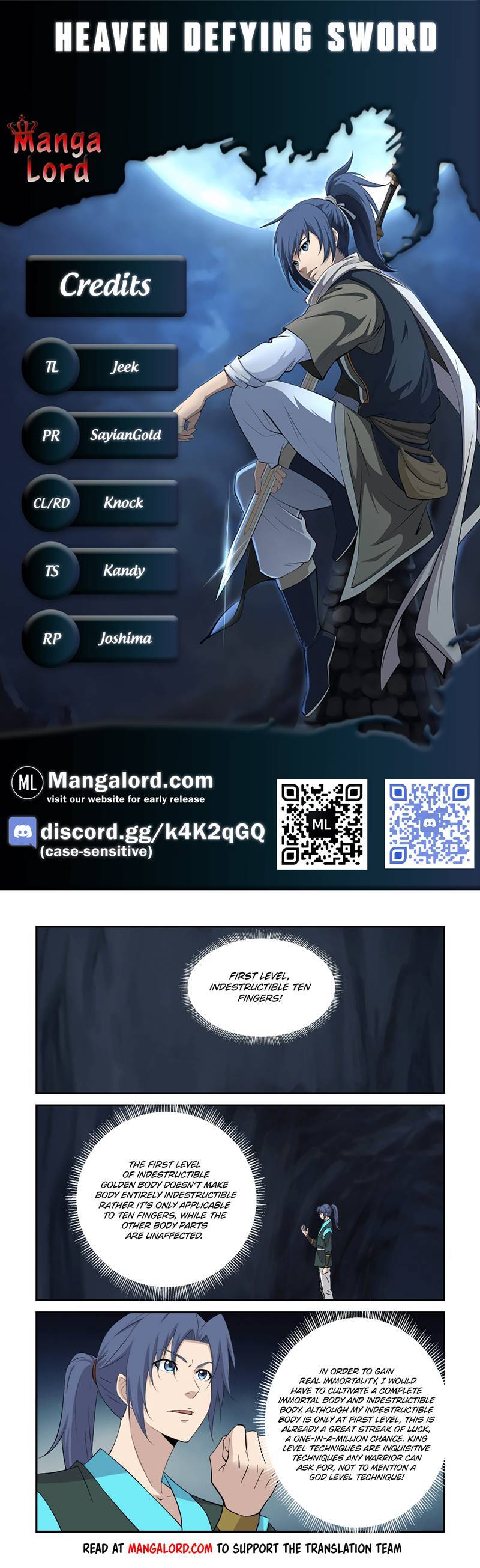 Heaven Defying Sword chapter 415 page 1