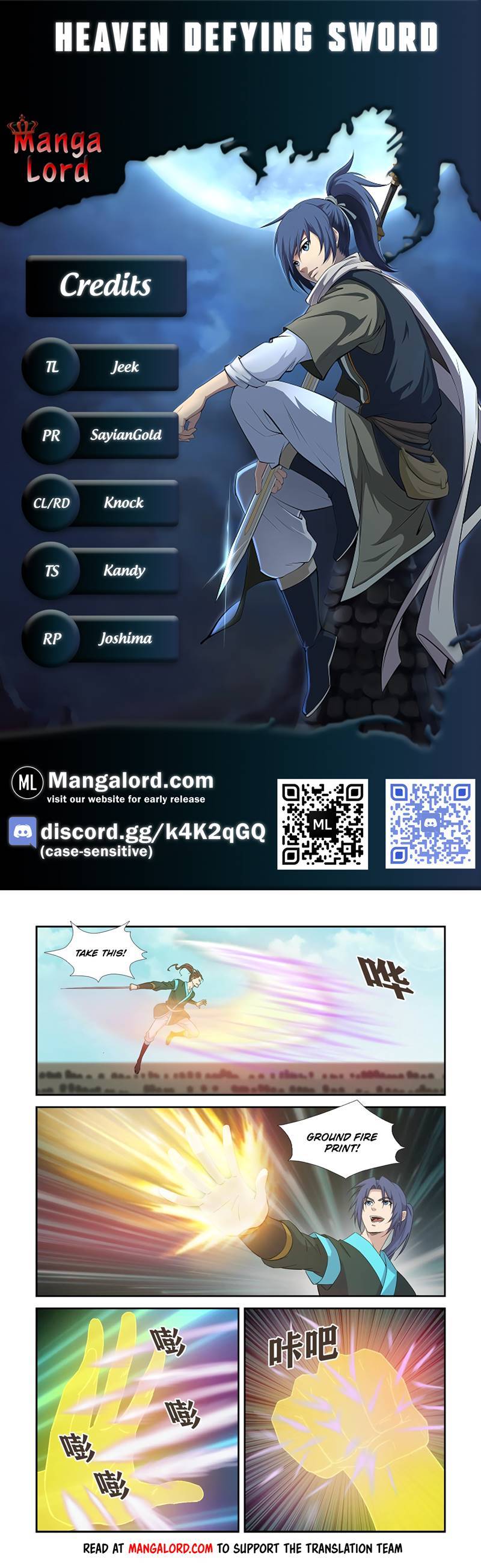 Heaven Defying Sword chapter 419 page 1