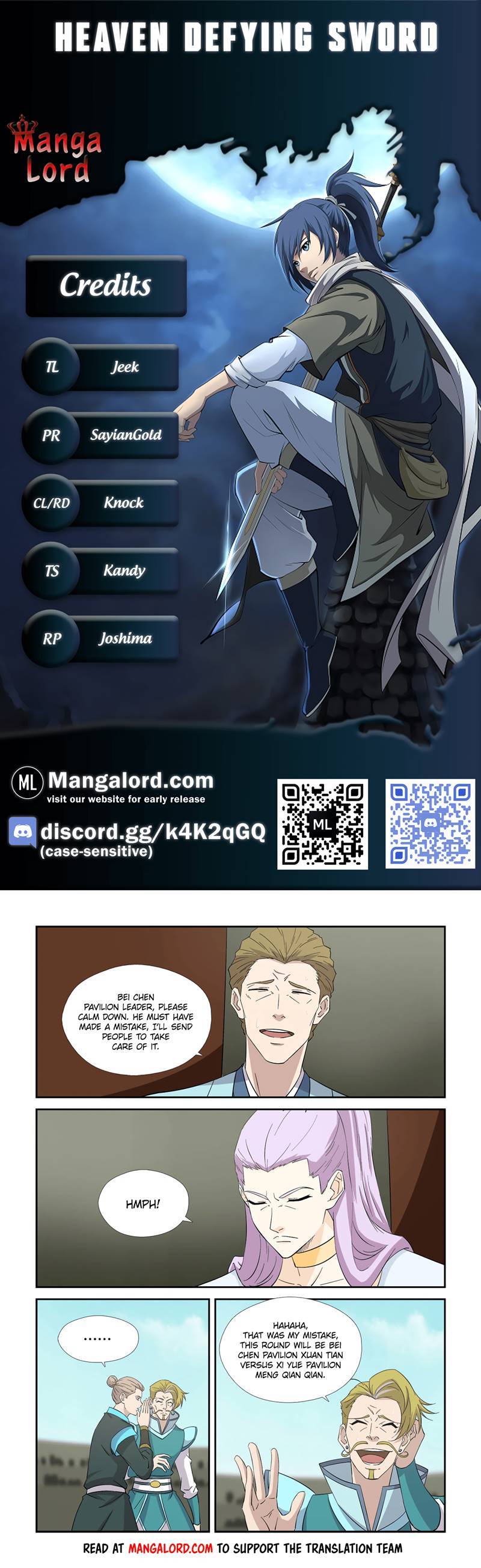 Heaven Defying Sword chapter 420 page 1