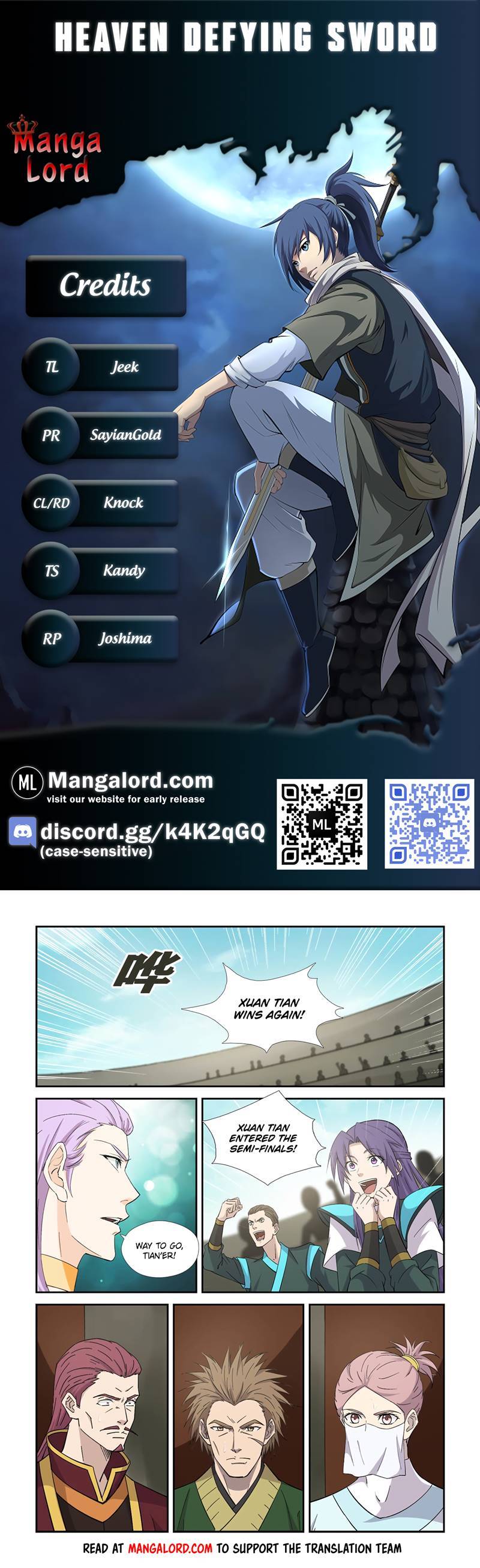 Heaven Defying Sword chapter 421 page 1