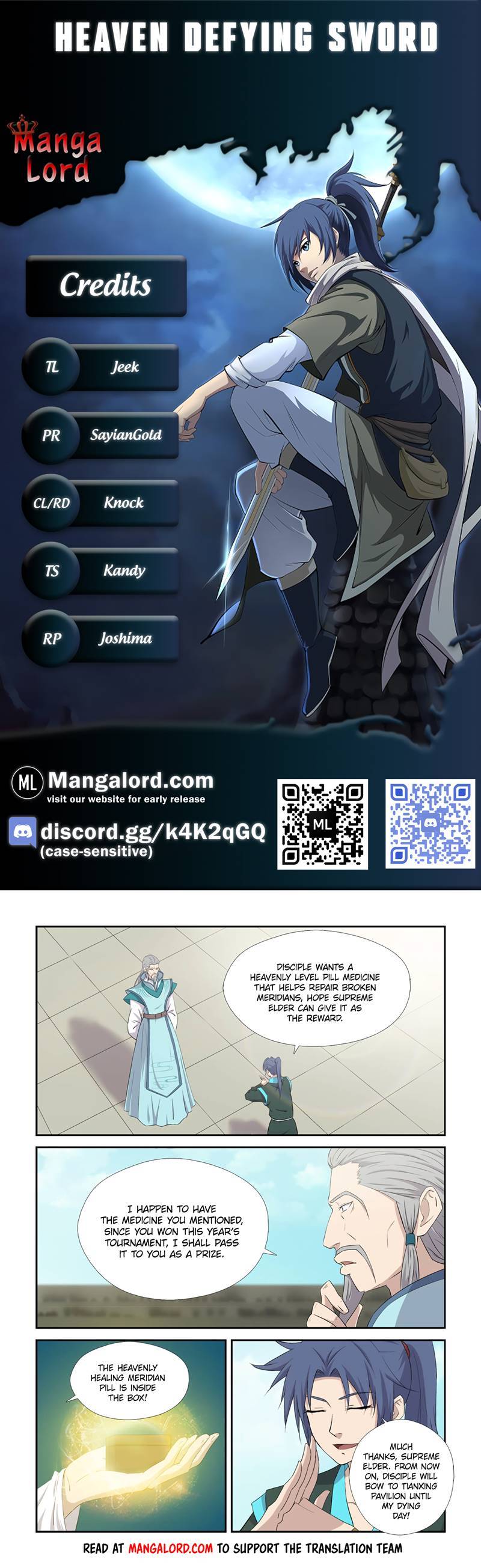 Heaven Defying Sword chapter 424 page 1