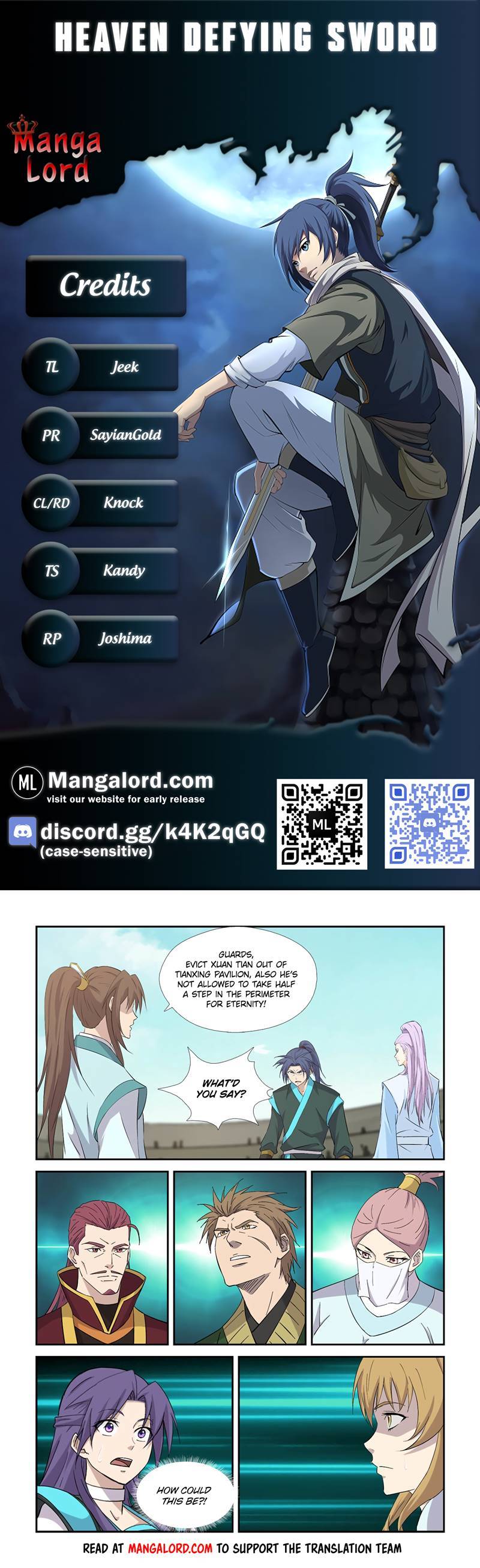 Heaven Defying Sword chapter 425 page 1