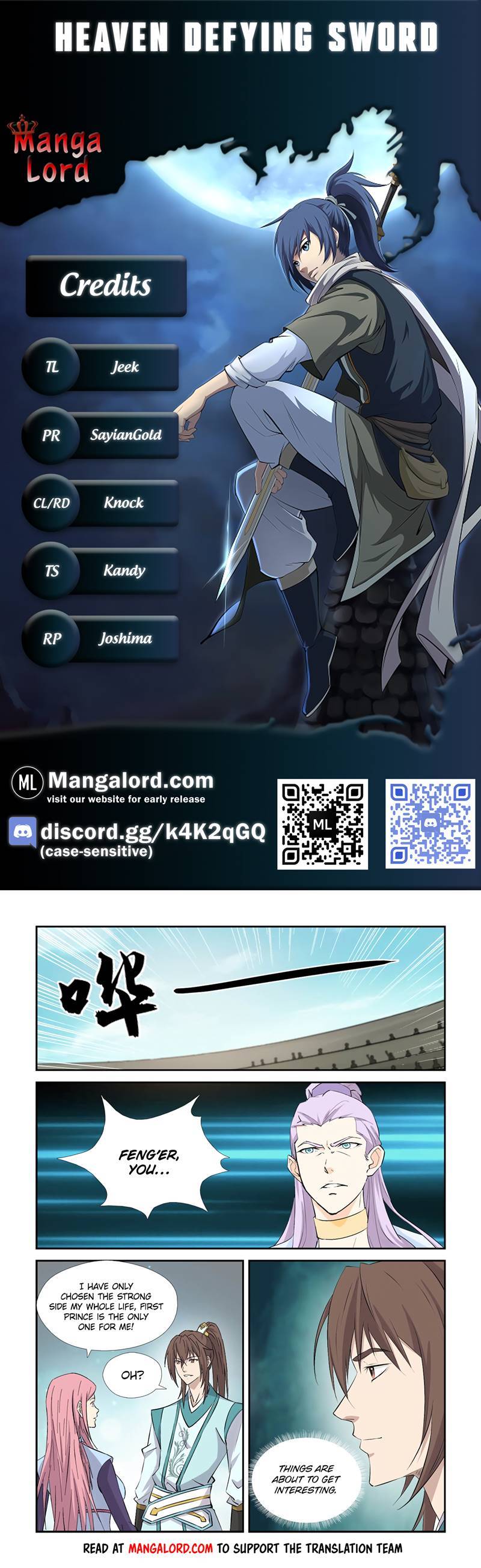 Heaven Defying Sword chapter 426 page 1