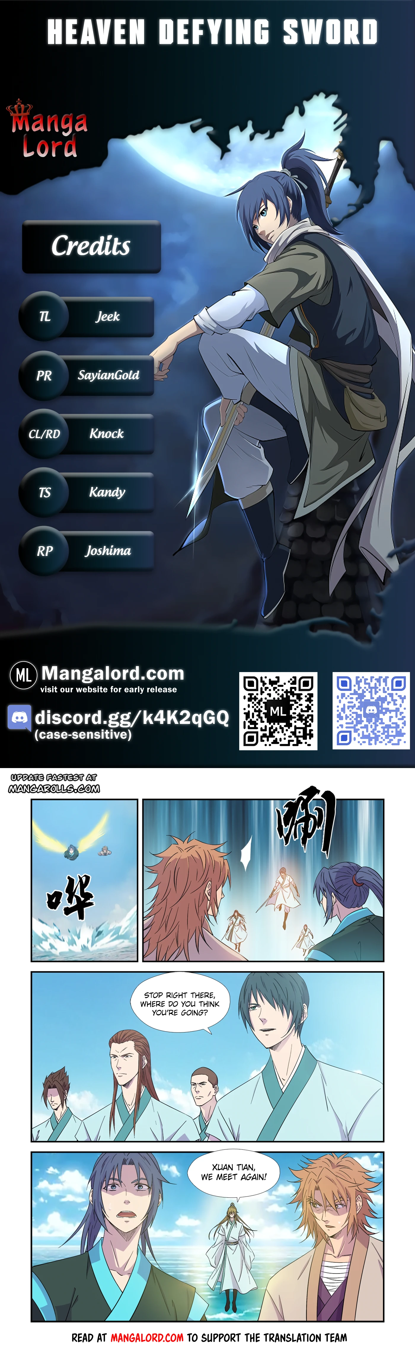 Heaven Defying Sword chapter 447 page 1