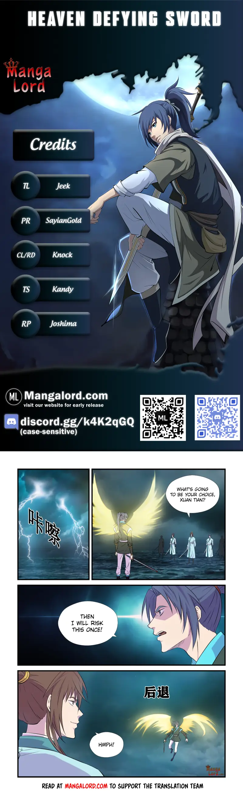 Heaven Defying Sword chapter 448 page 1