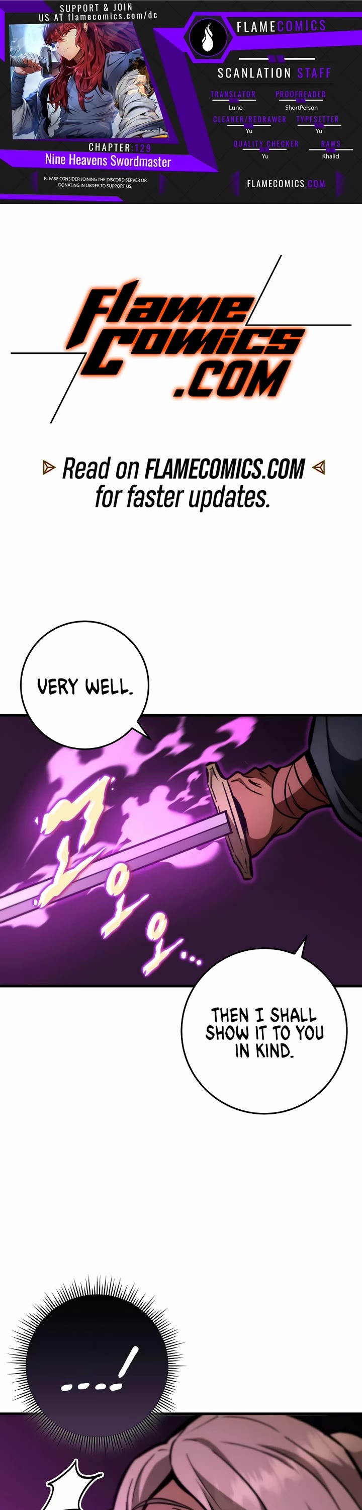 Heavenly Inquisition Sword chapter 129 page 1