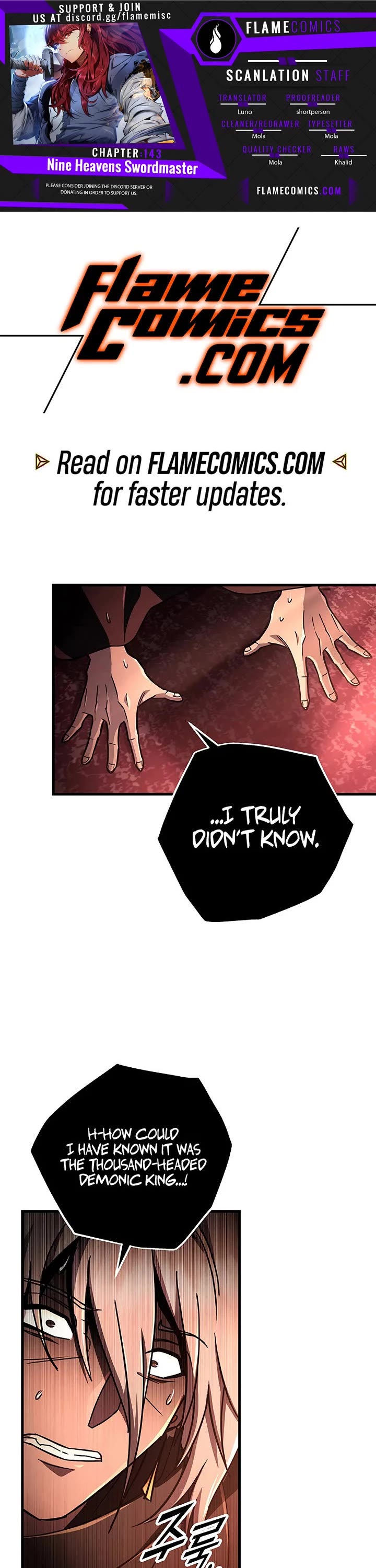 Heavenly Inquisition Sword chapter 143 page 1