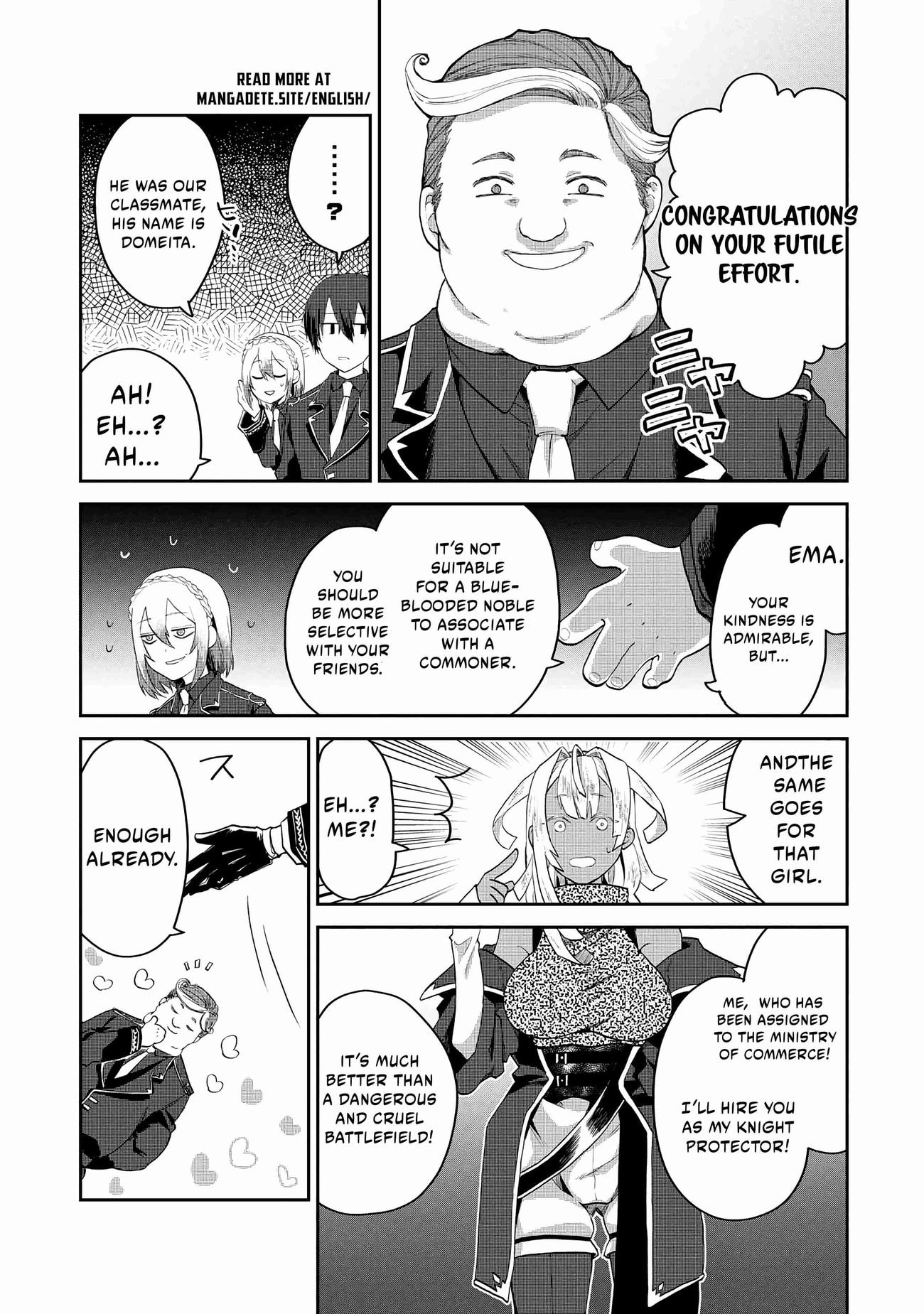 Heimin Shusshin no Teikoku Shoukan, Munou na Kizoku Joukan wo Juurin shite Nariagaru chapter 1 page 12