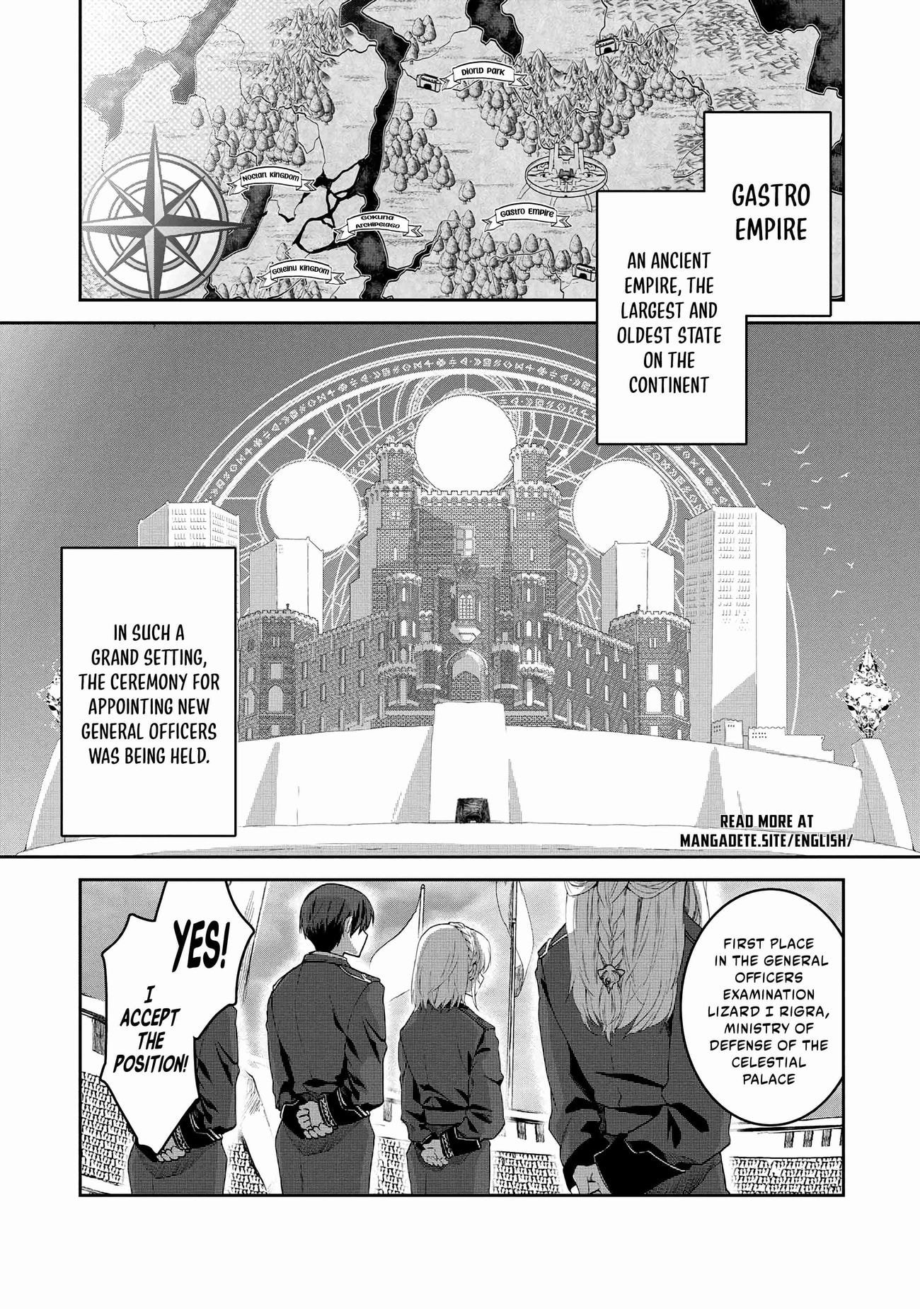 Heimin Shusshin no Teikoku Shoukan, Munou na Kizoku Joukan wo Juurin shite Nariagaru chapter 1 page 4