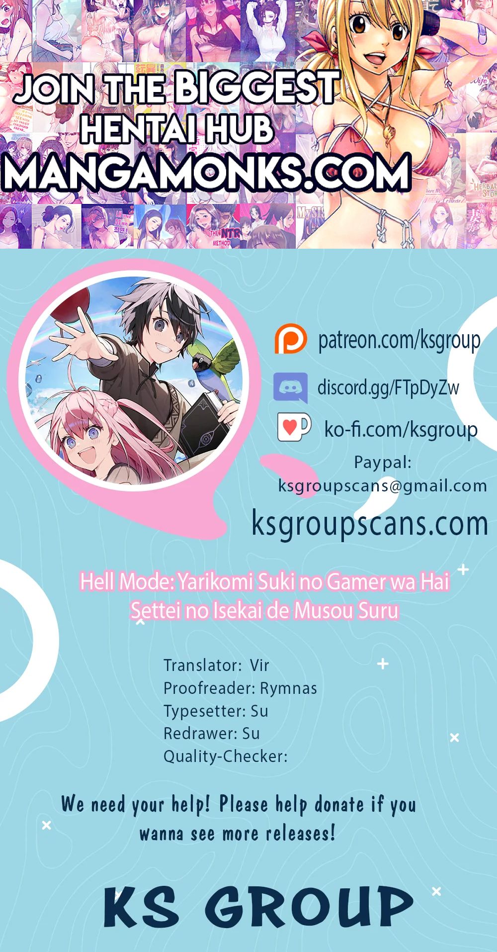 Hell Mode: Yarikomi Suki no Gamer wa Hai Settei no Isekai de Musou Suru chapter 24 page 1